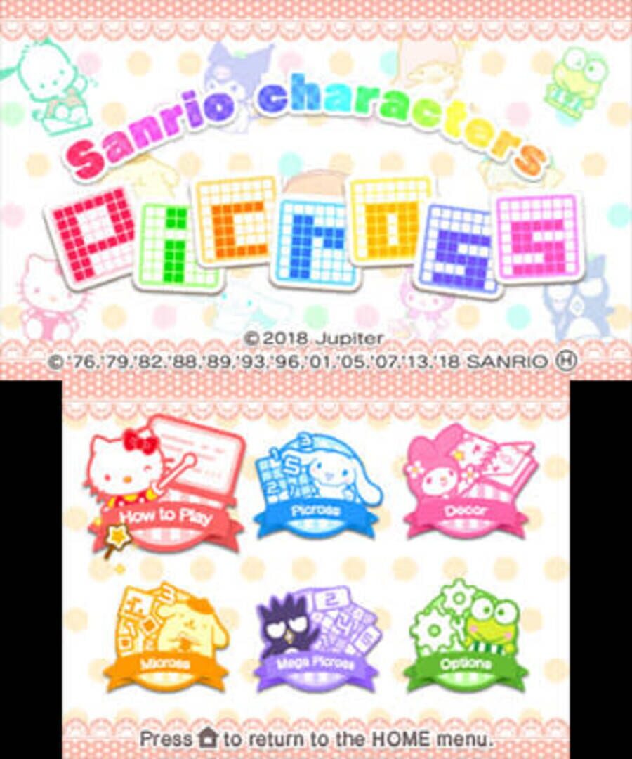 Captura de pantalla - Sanrio Characters Picross