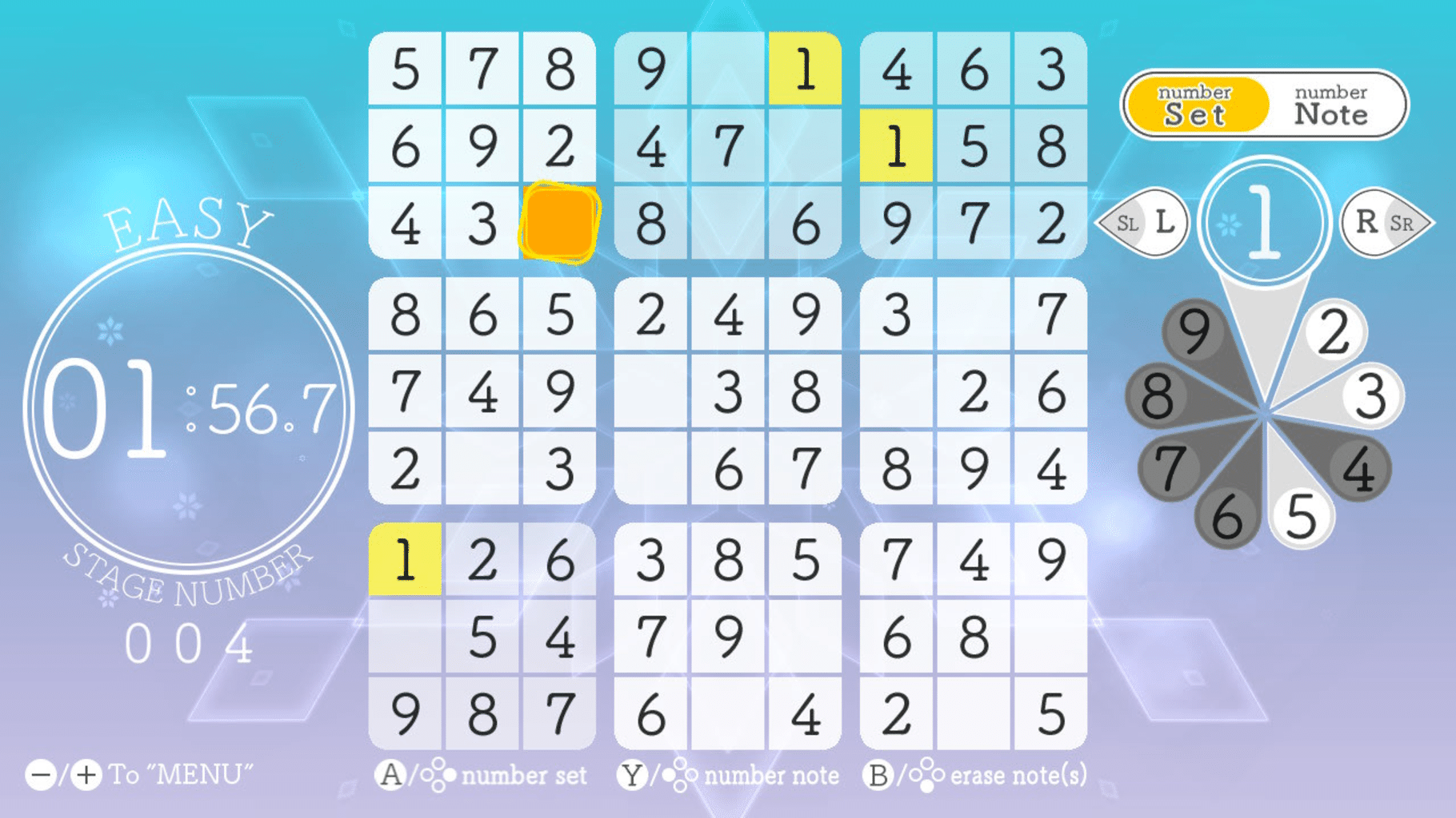 Sudoku Relax 4 Winter Snow screenshot