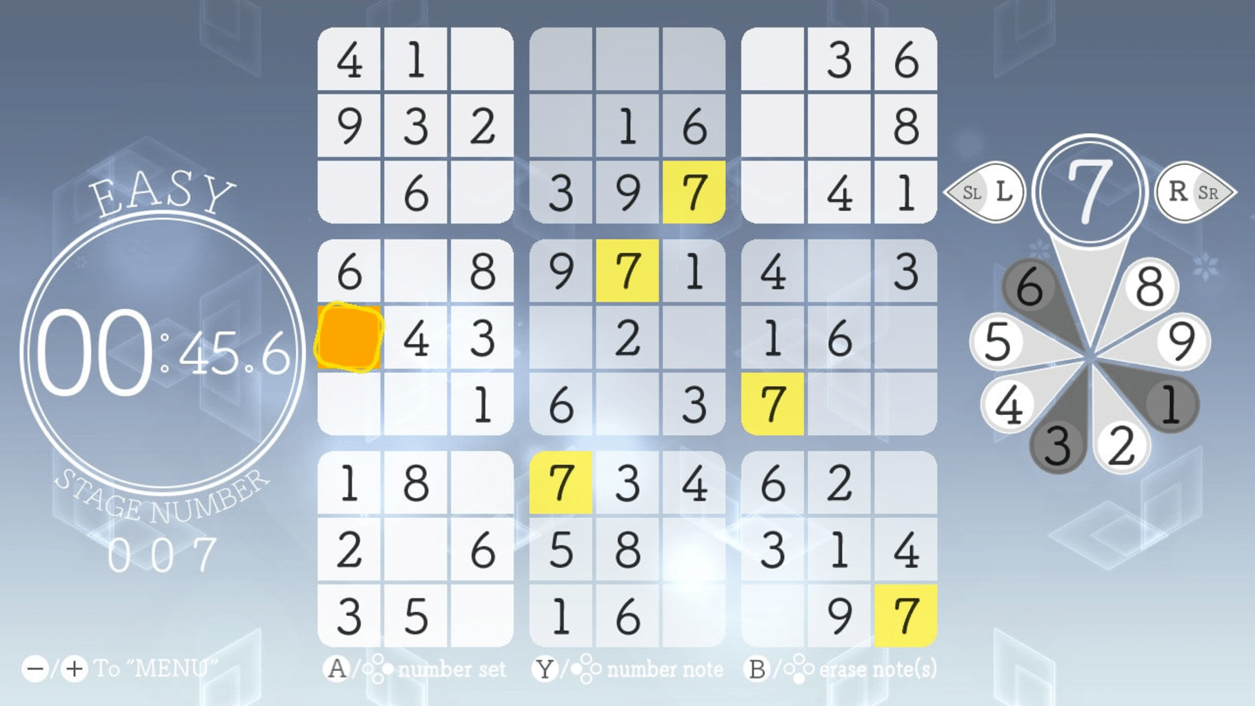 Sudoku Relax 4 Winter Snow screenshot