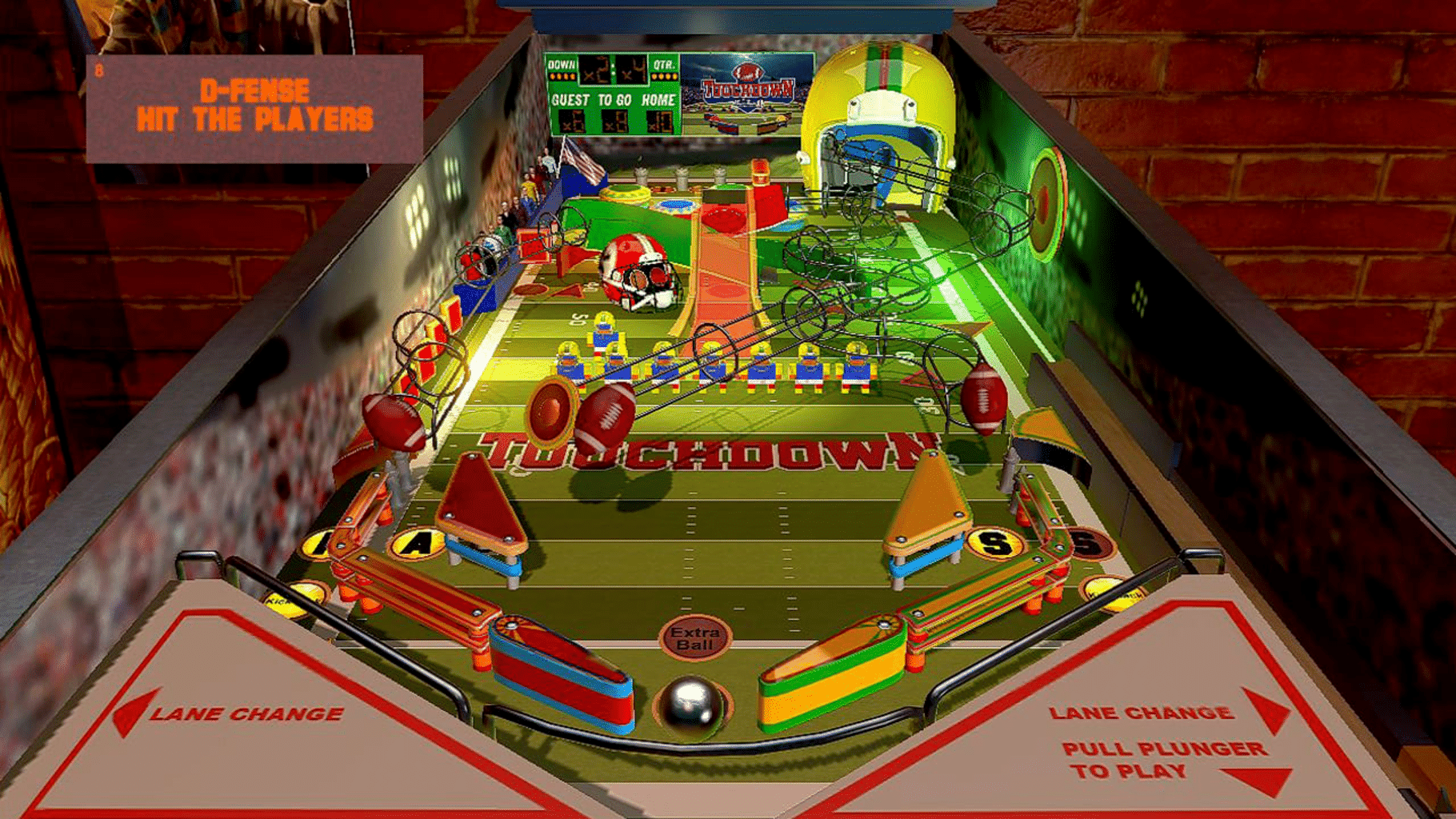 Touchdown Pinball screenshot