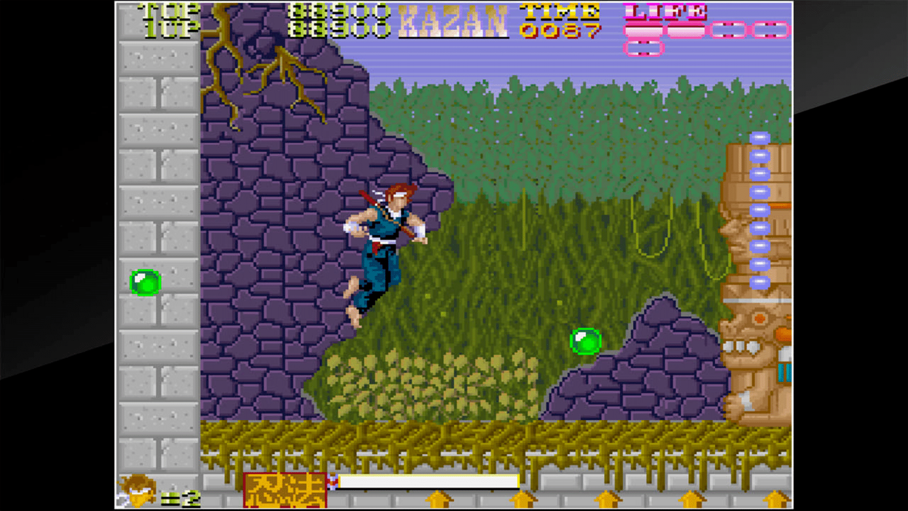 Arcade Archives: Ninja Kazan screenshot