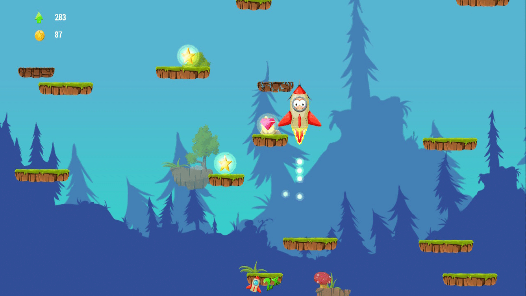 Perry Pig Jump screenshot