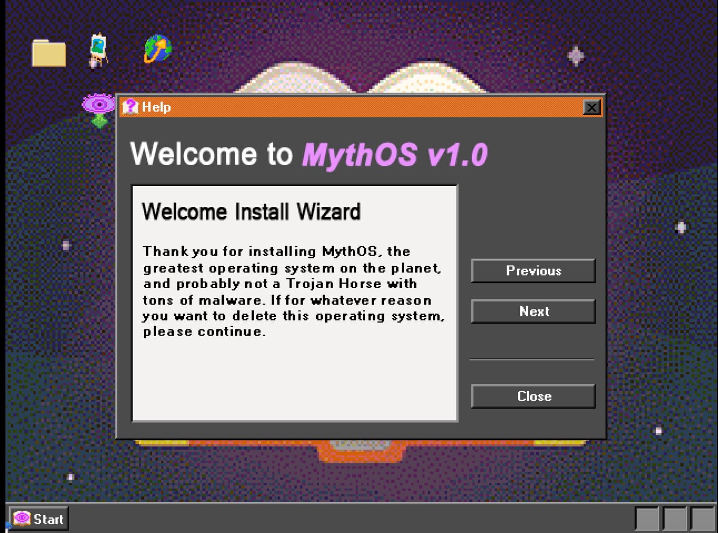 Install Wizard - Screenshot