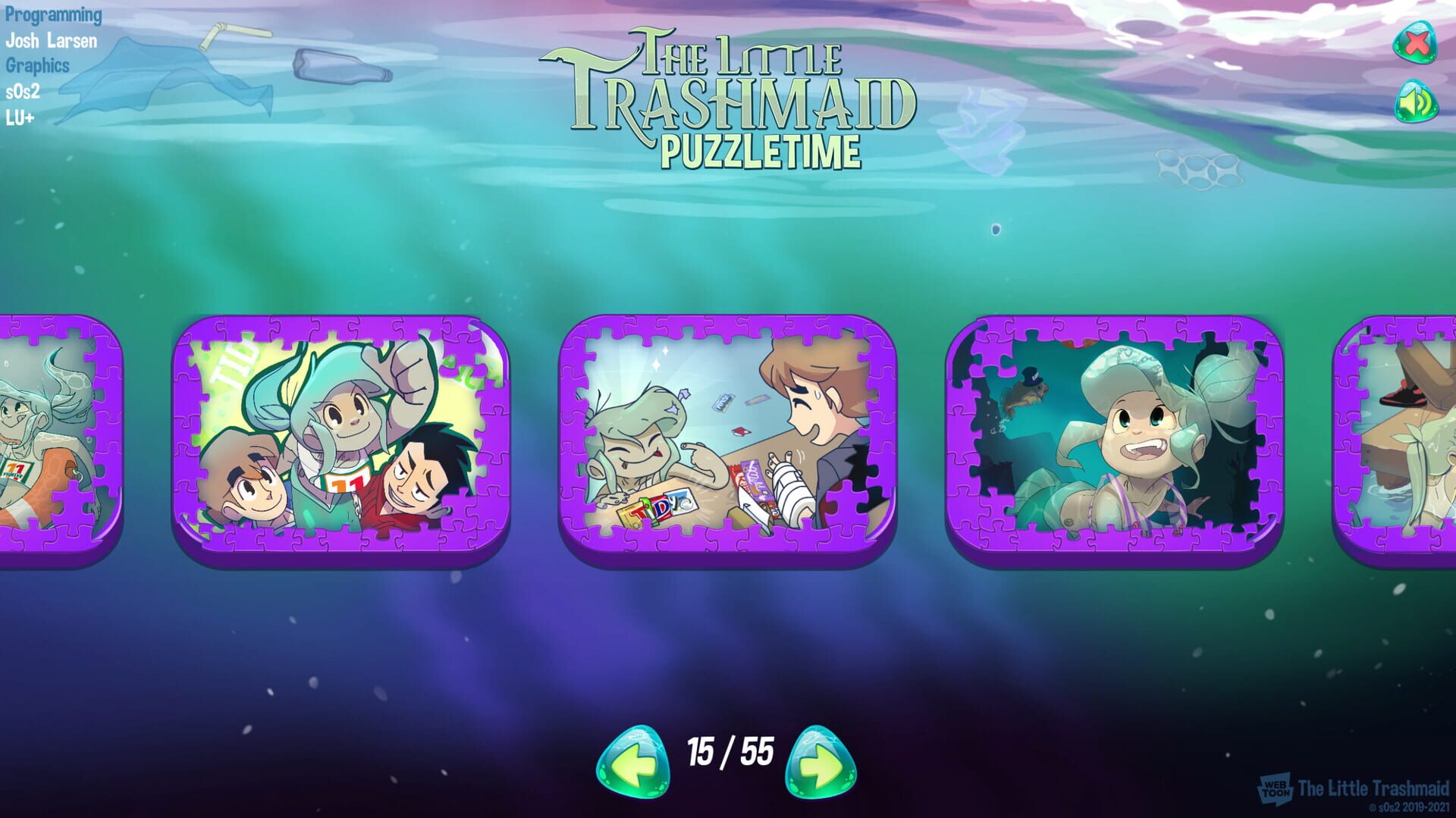 The Little Trashmaid Puzzletime - Screenshot