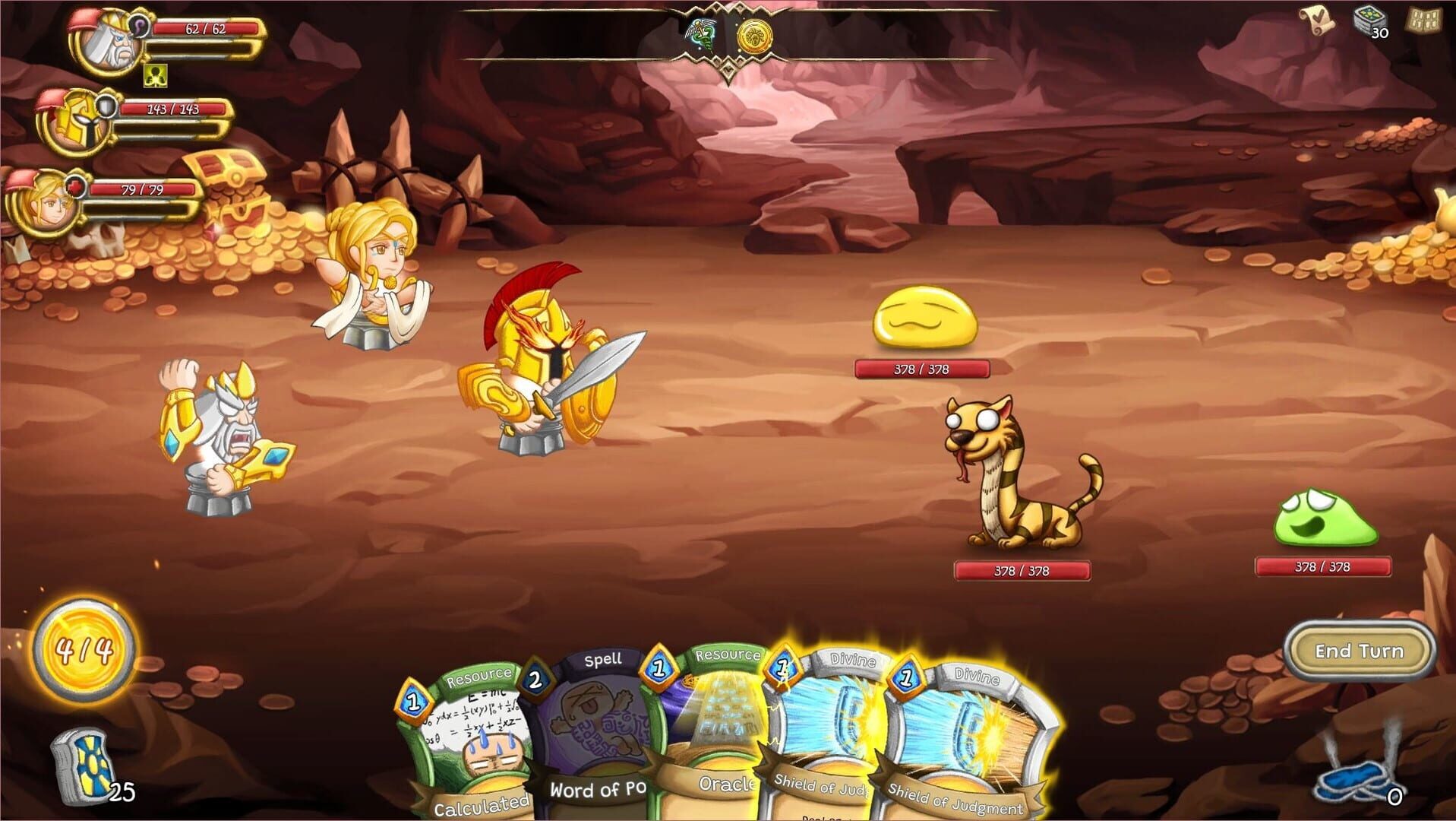 Cardnarok: Raid with Gods - Screenshot