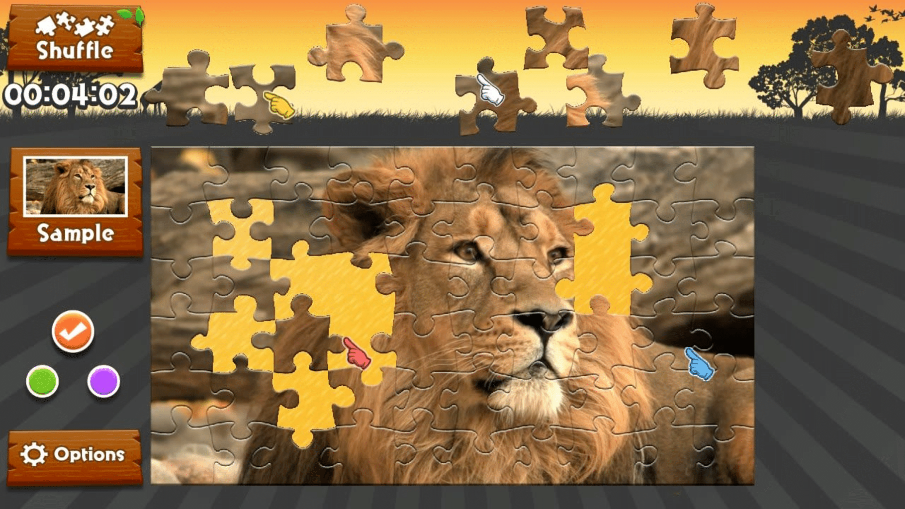 Animated Jigsaws: Wild Animals screenshot