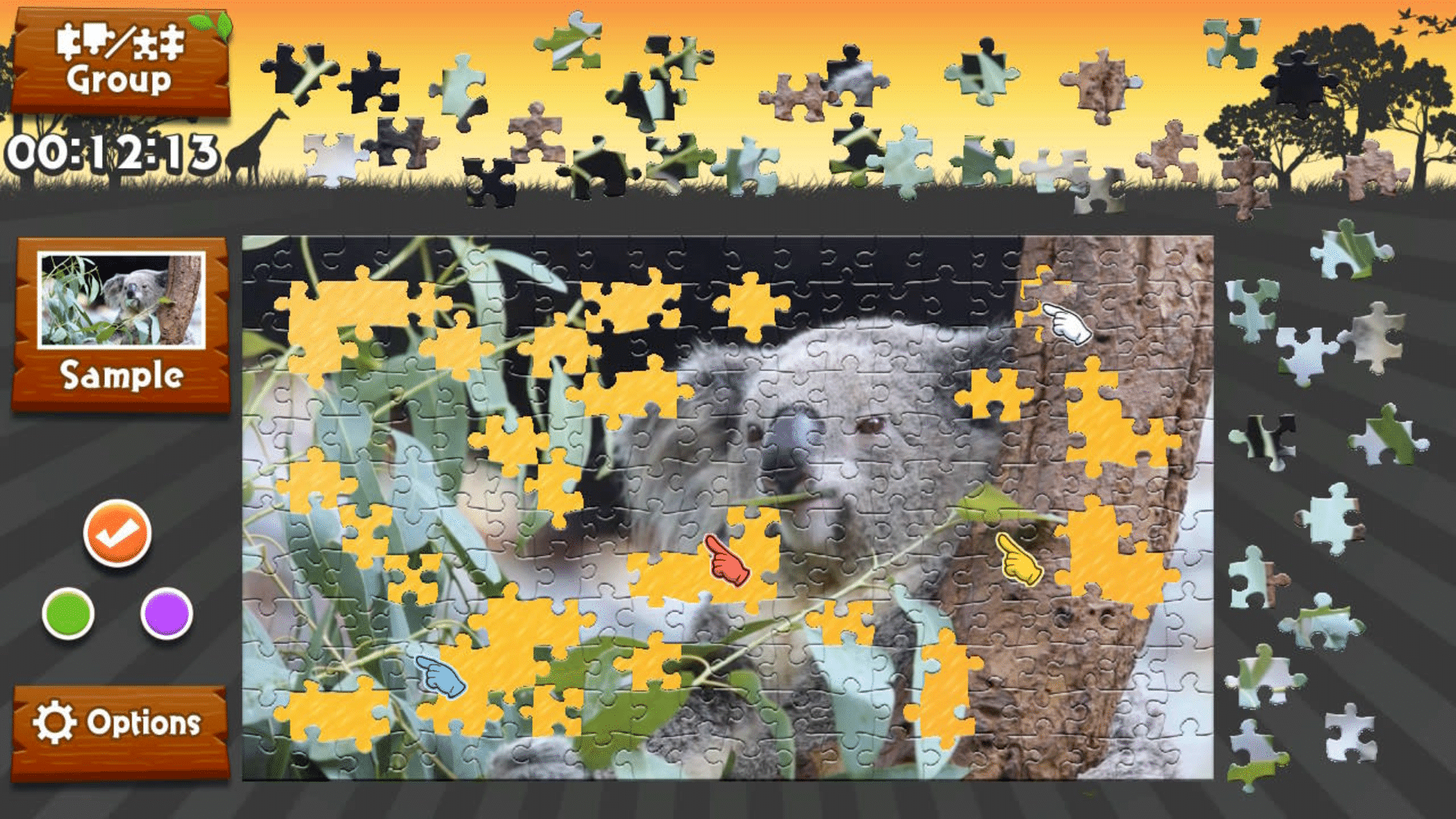 Animated Jigsaws: Wild Animals screenshot