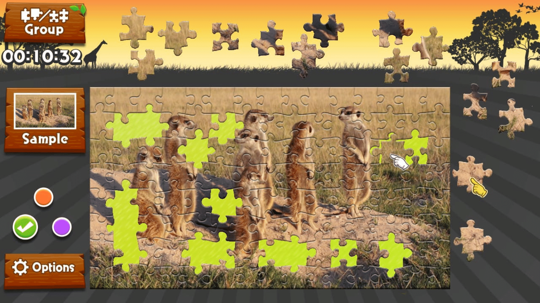 Animated Jigsaws: Wild Animals screenshot