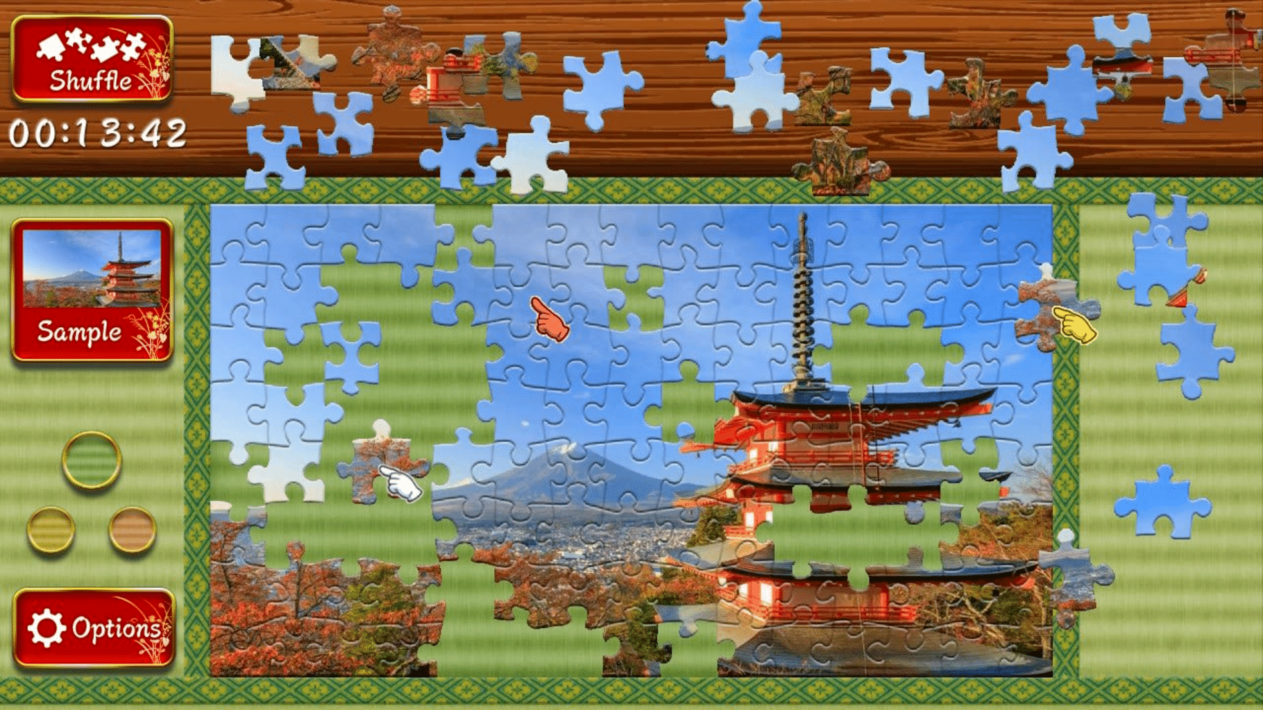 Animated Jigsaws: Beautiful Japanese Scenery screenshot