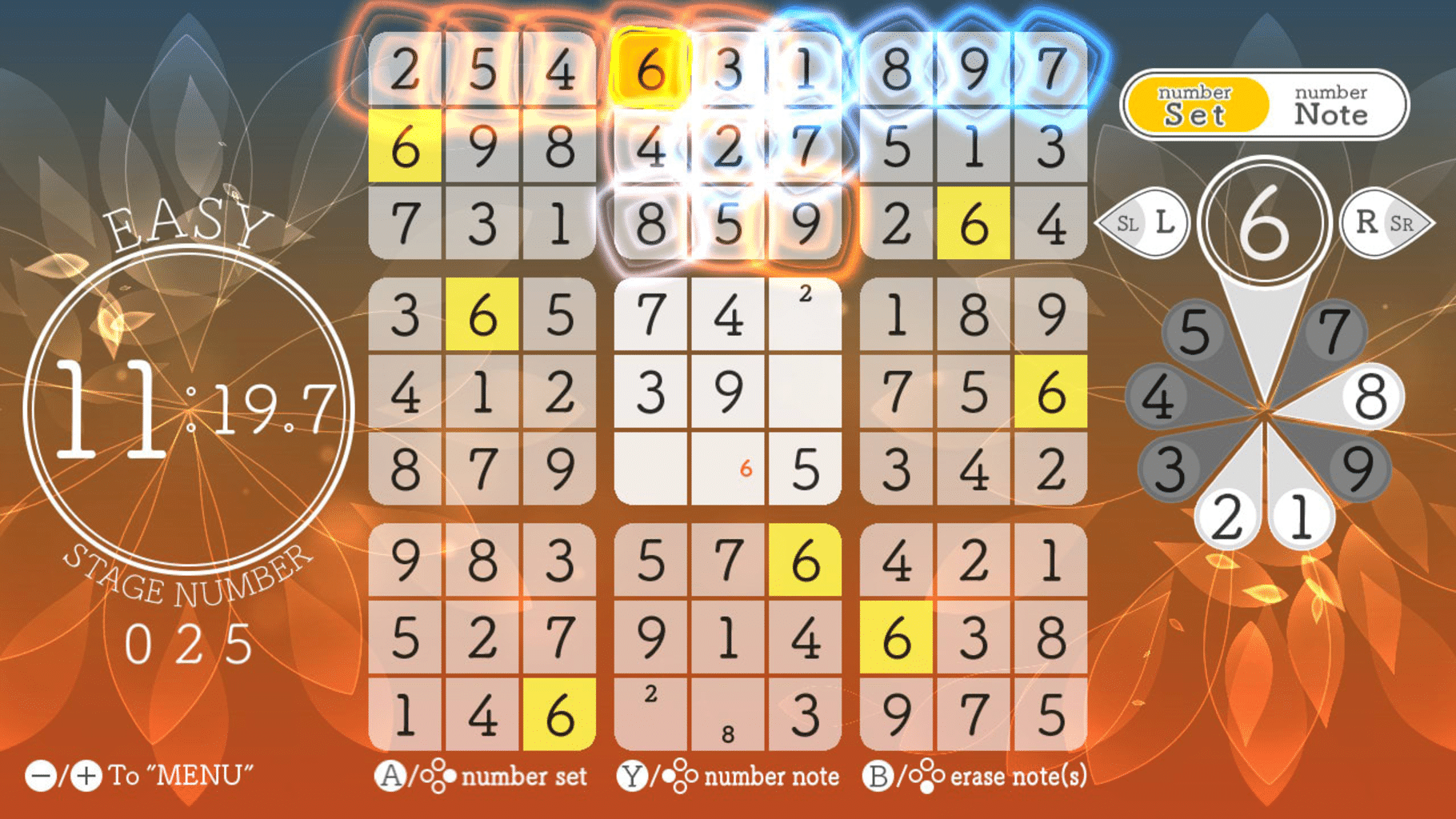 Sudoku Relax 3 Autumn Leaves screenshot