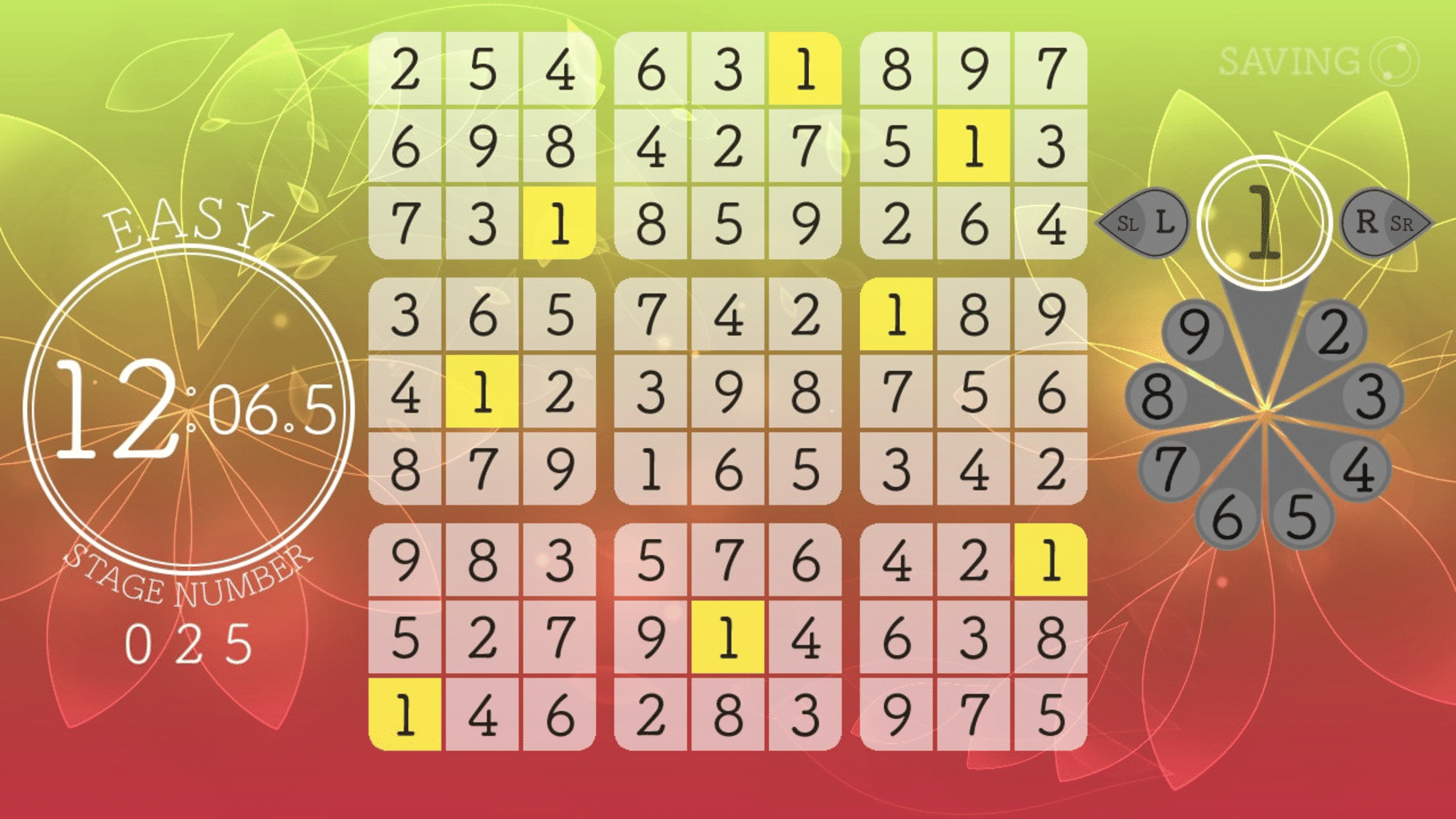 Sudoku Relax 3 Autumn Leaves screenshot