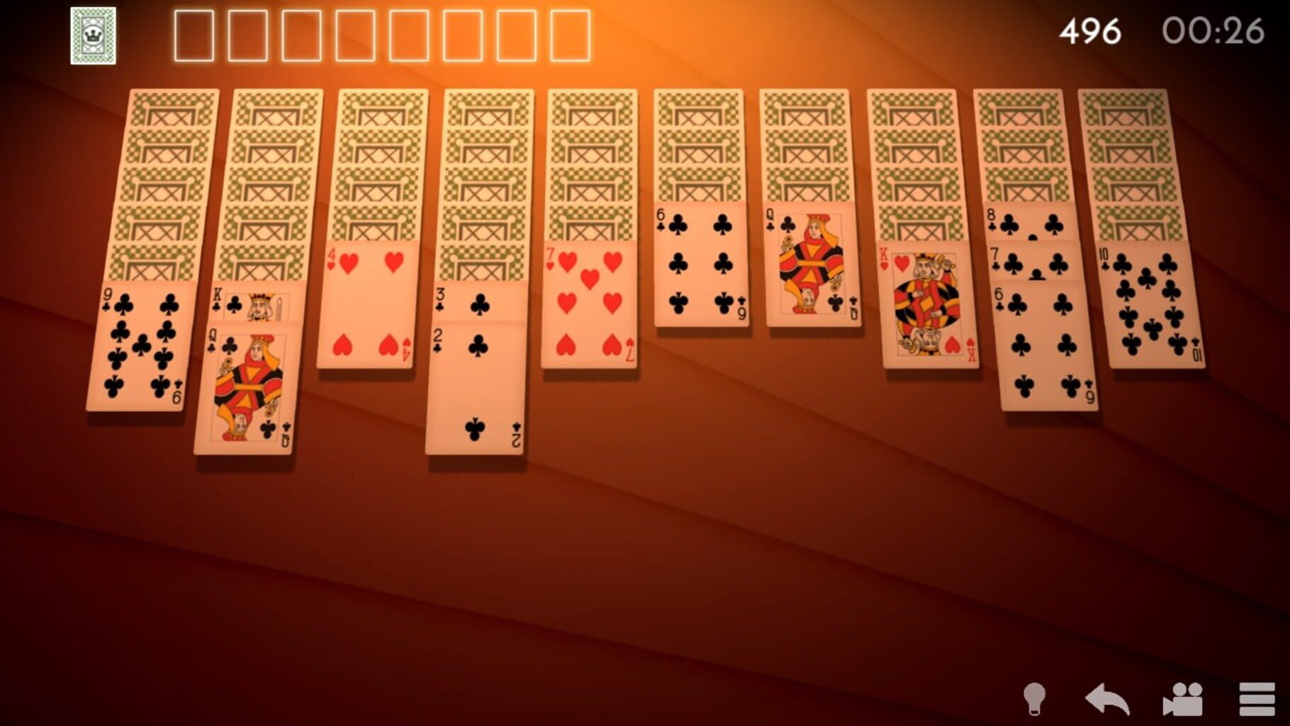 Spider Solitaire screenshot