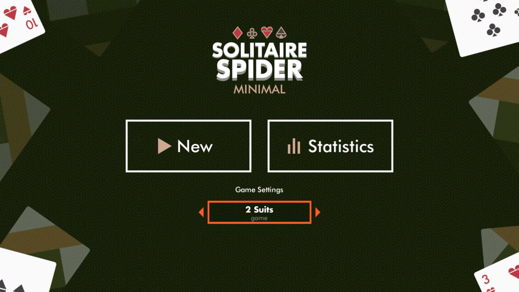 Solitaire Spider Minimal screenshot