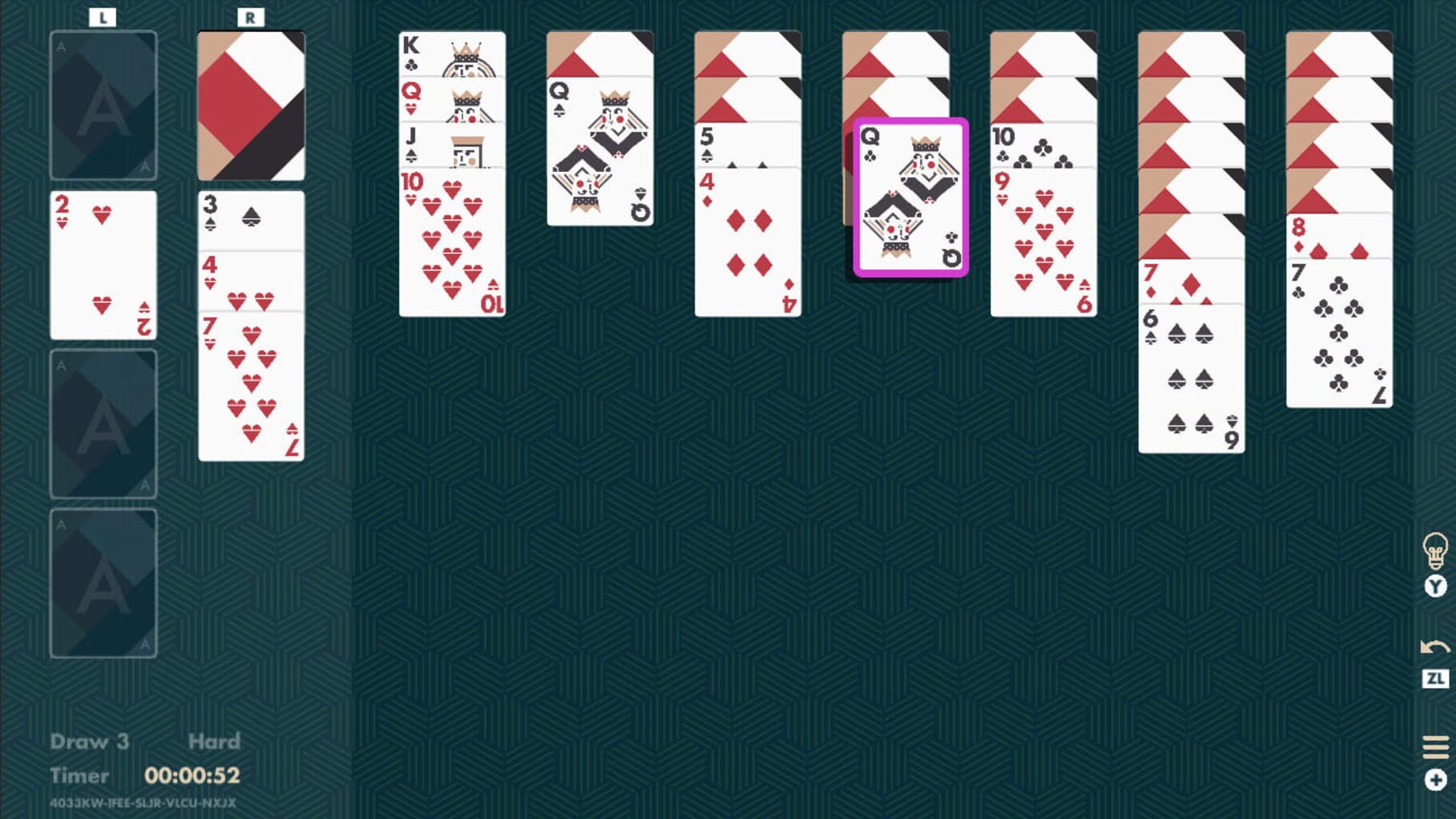 Solitaire Klondike Minimal screenshot