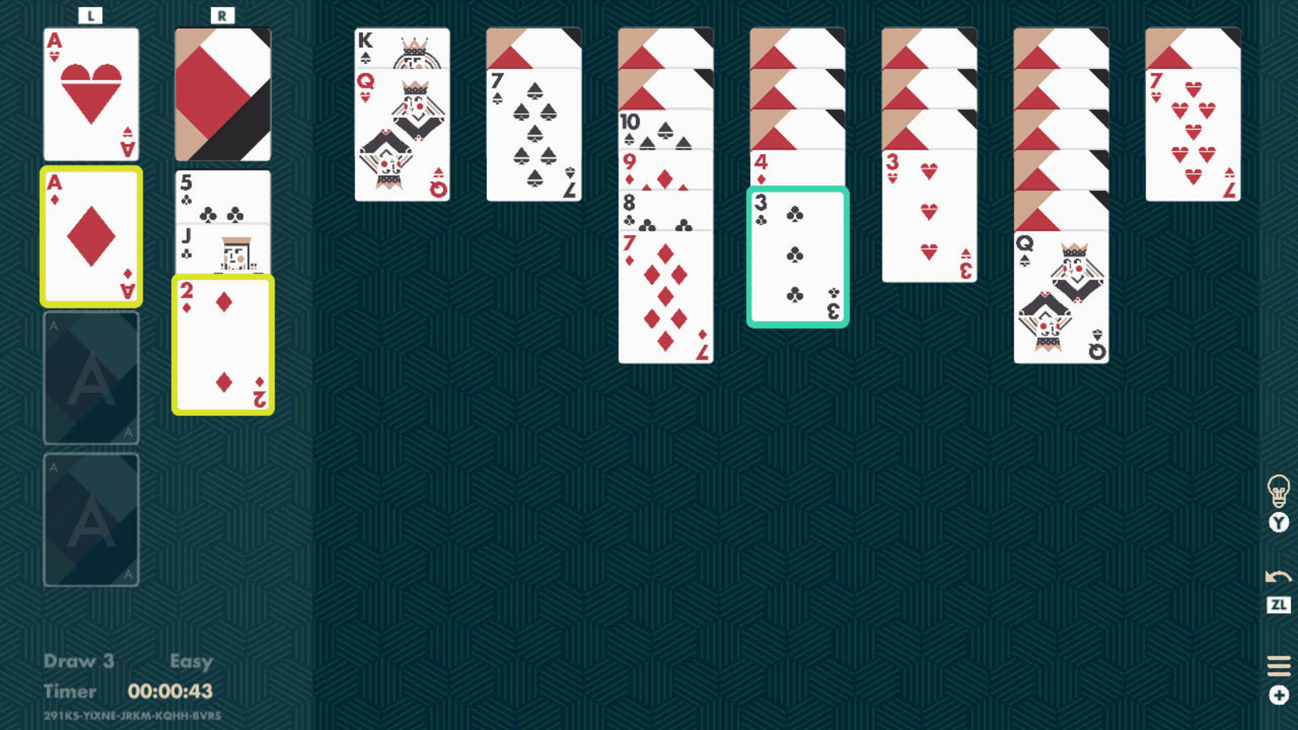 Solitaire Klondike Minimal screenshot