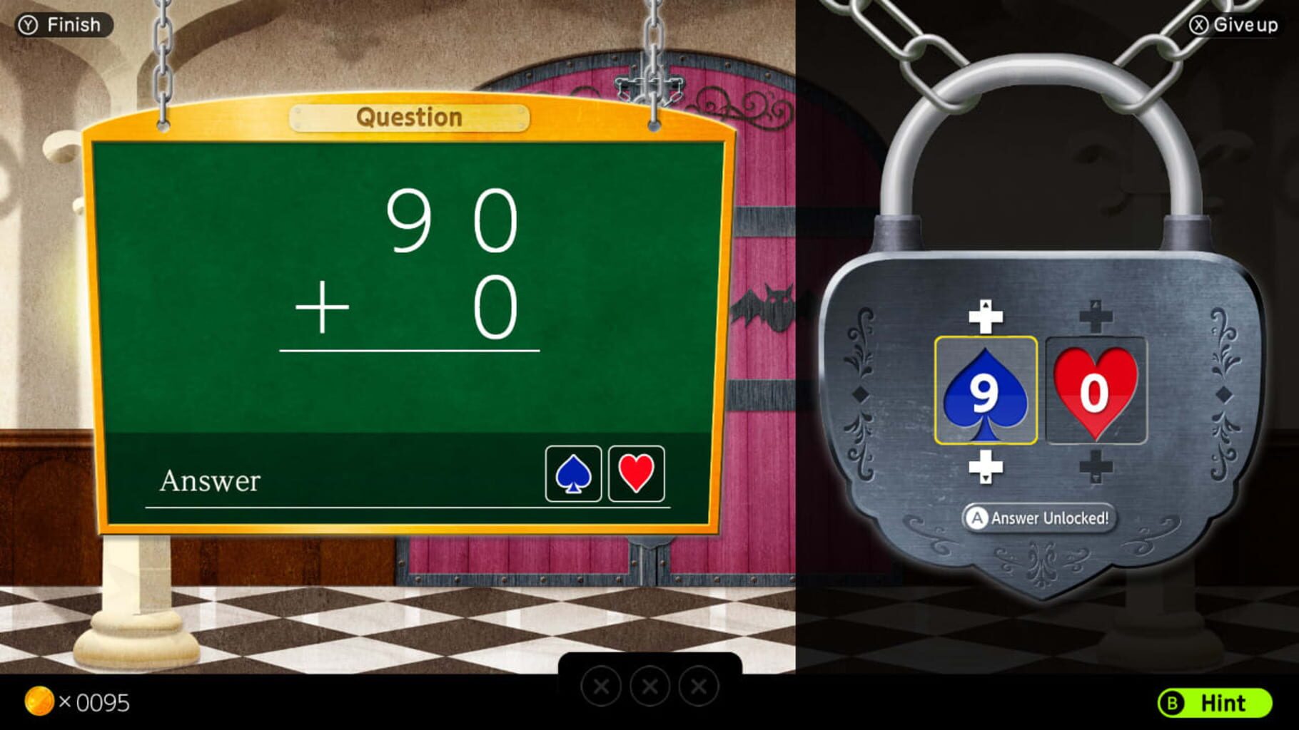 Calculation Castle: Greco's Ghostly Challenge "Addition" screenshot