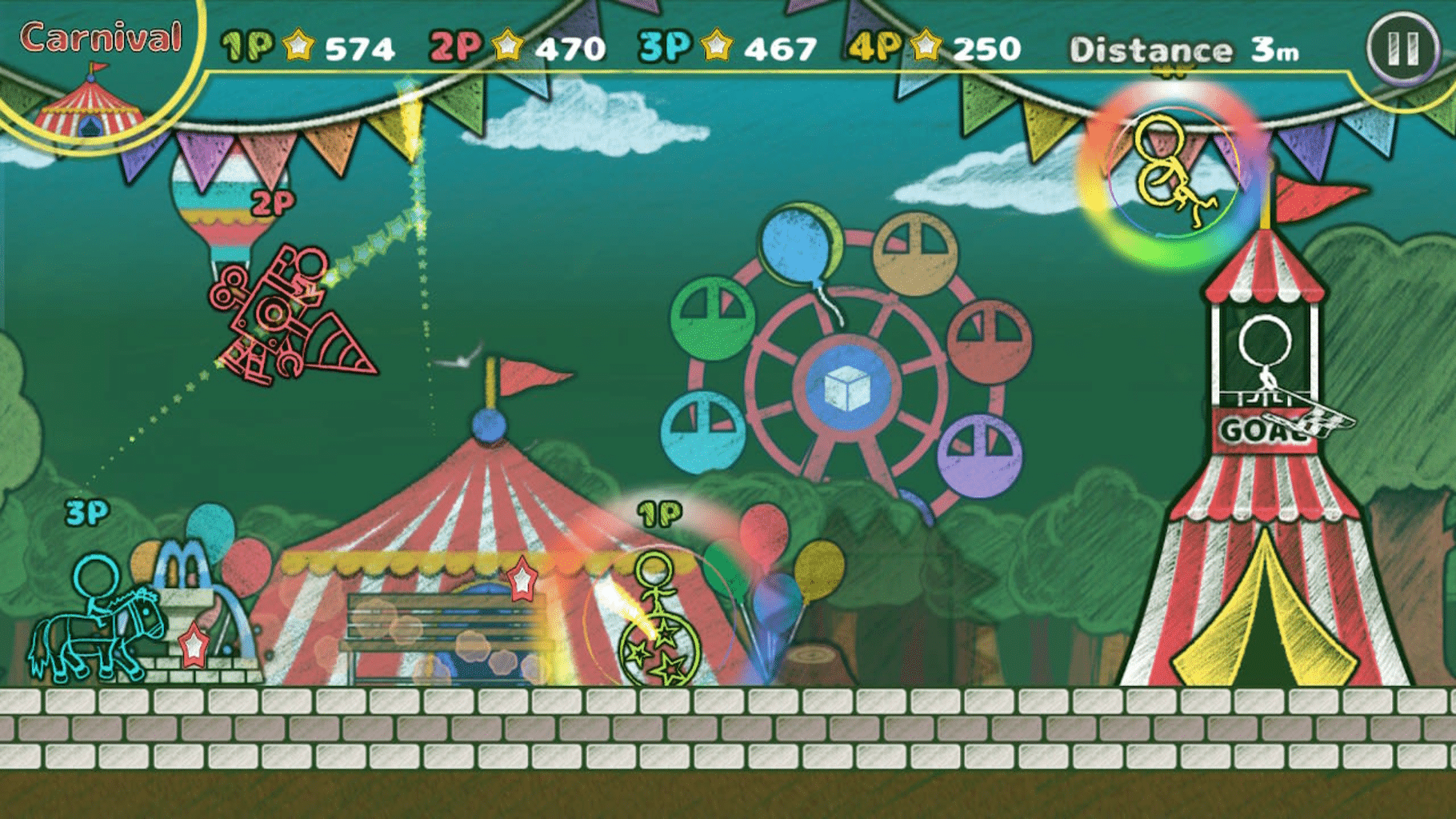 Chalk Dash Carnival screenshot