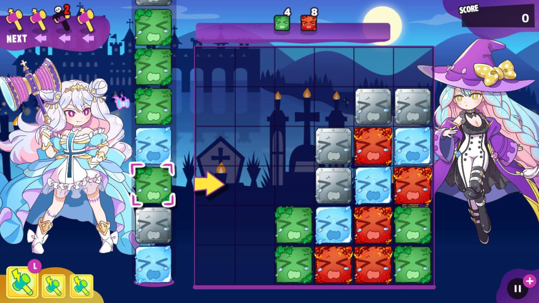 Refreshing Sideways Puzzle Ghost Hammer screenshot