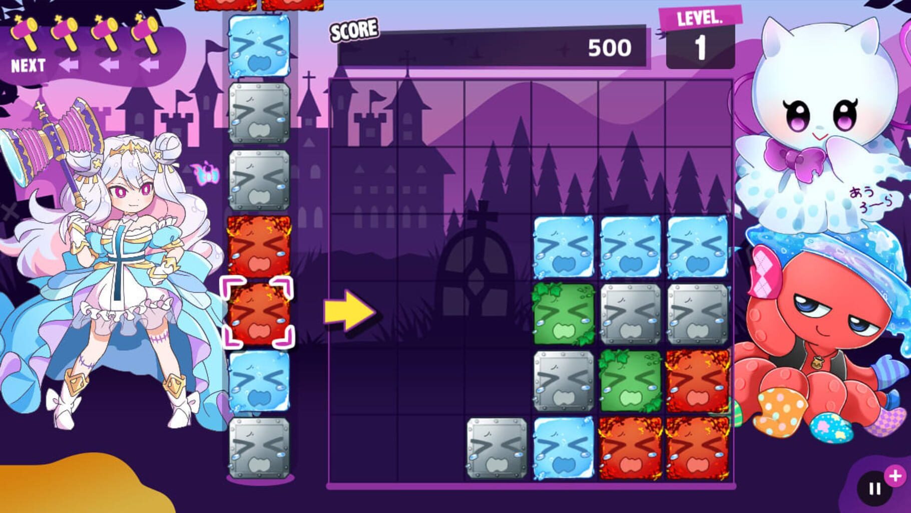 Refreshing Sideways Puzzle Ghost Hammer screenshot