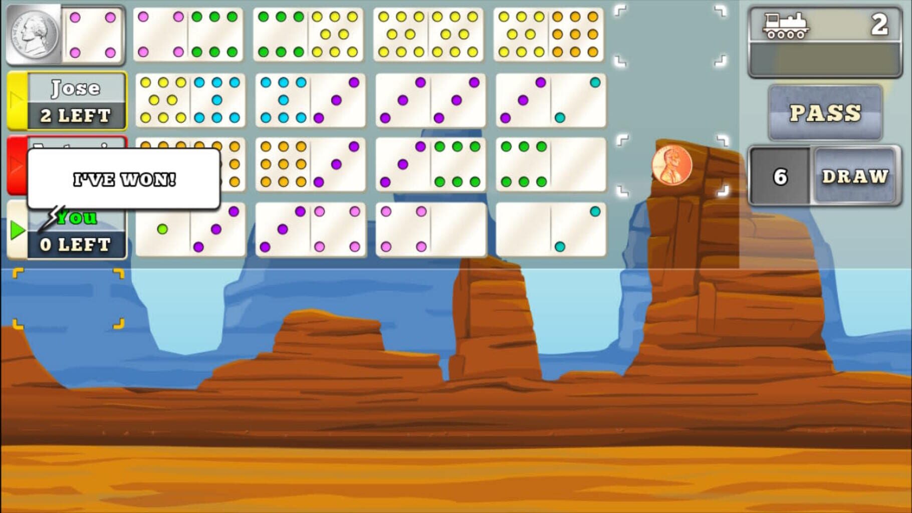 Mexican Train Dominoes Gold screenshot