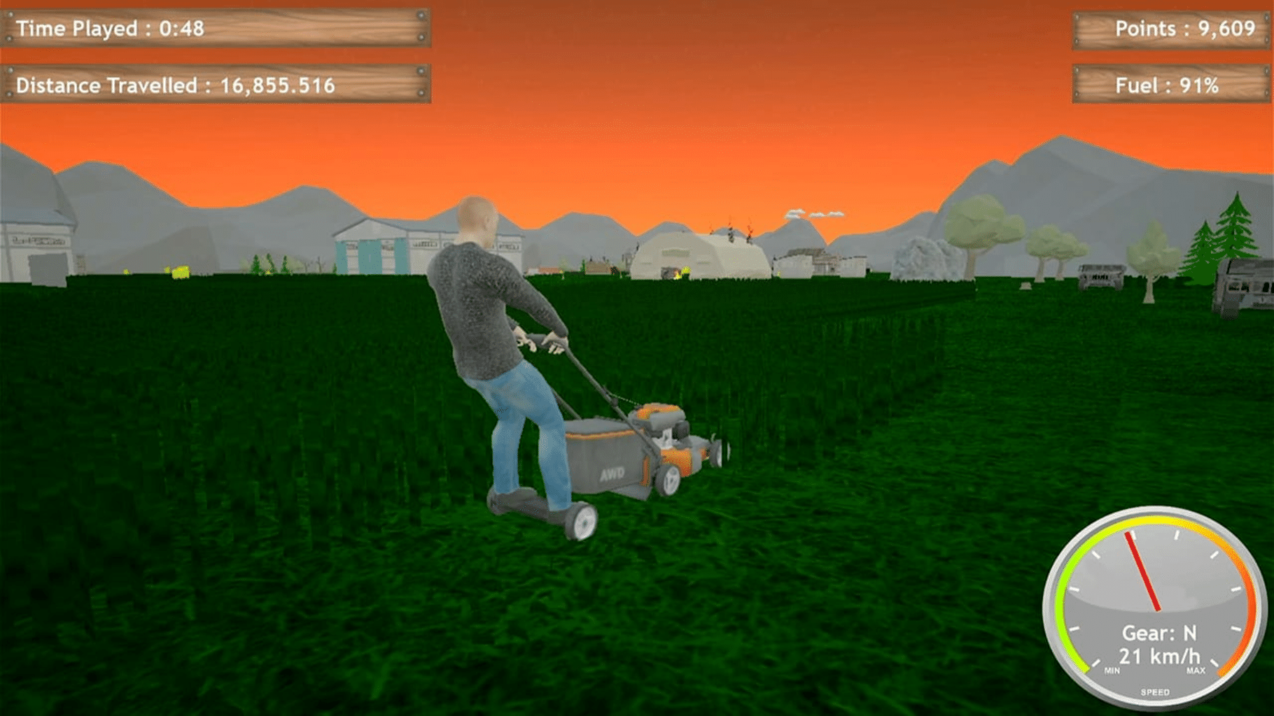 Lawnmower Game: Next Generation screenshot