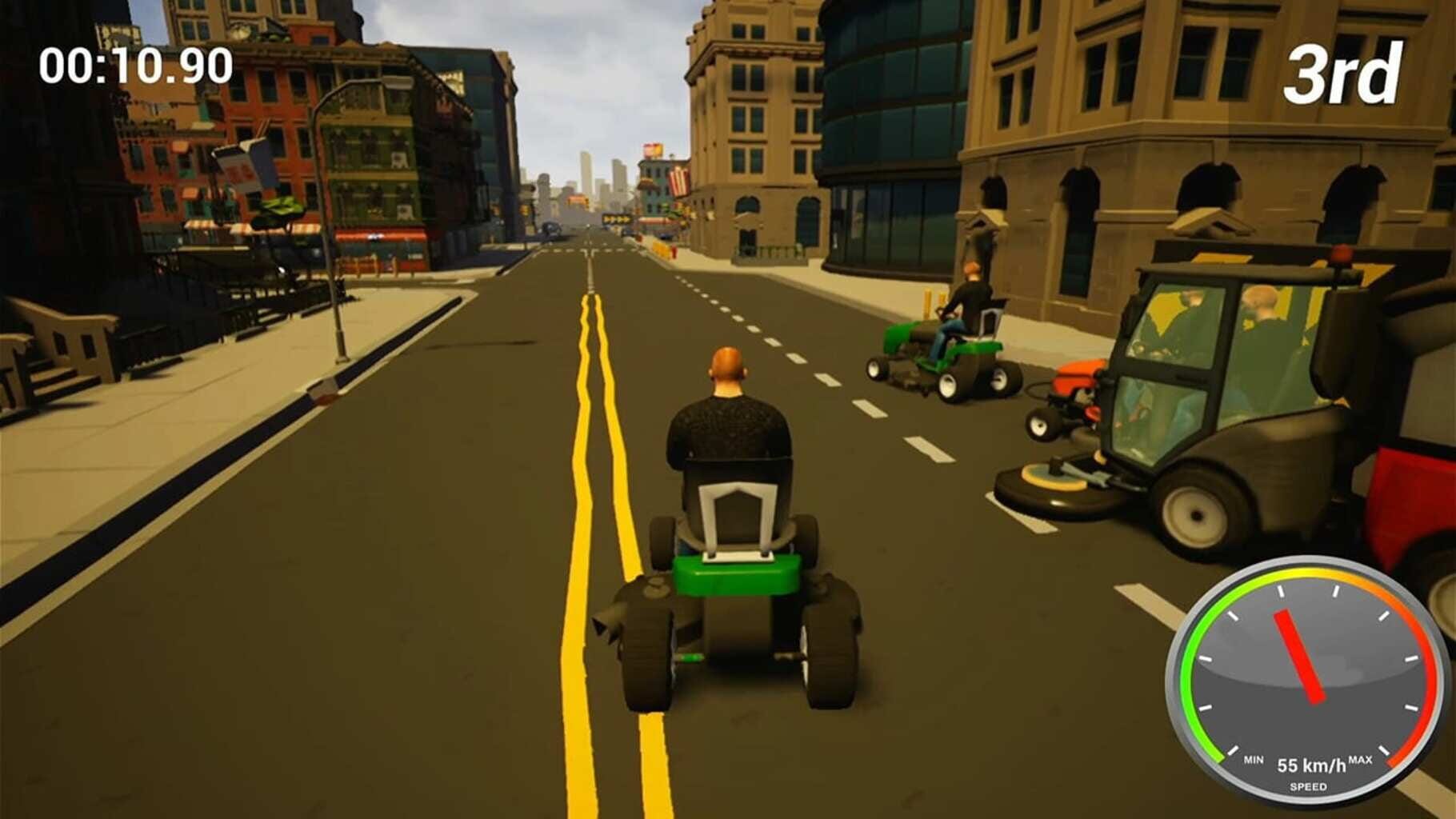 Captura de pantalla - Lawnmower Game: Racing