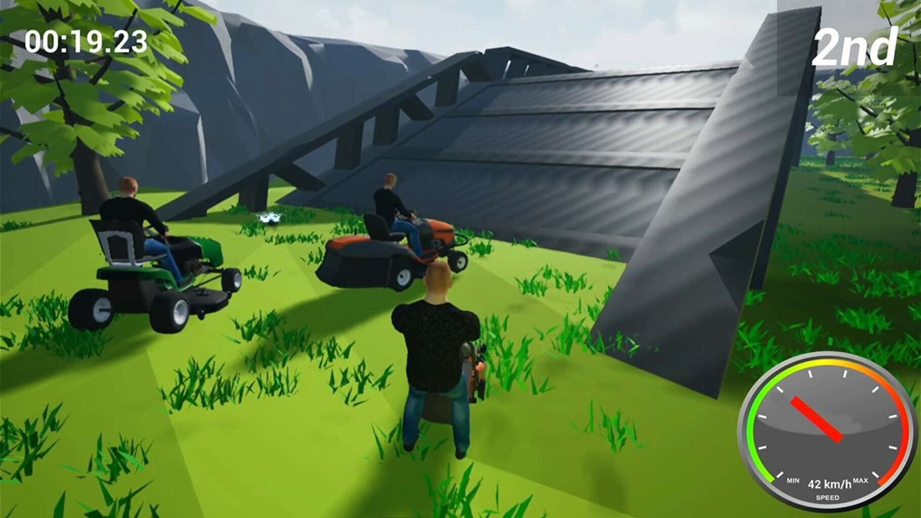 Captura de pantalla - Lawnmower Game: Racing