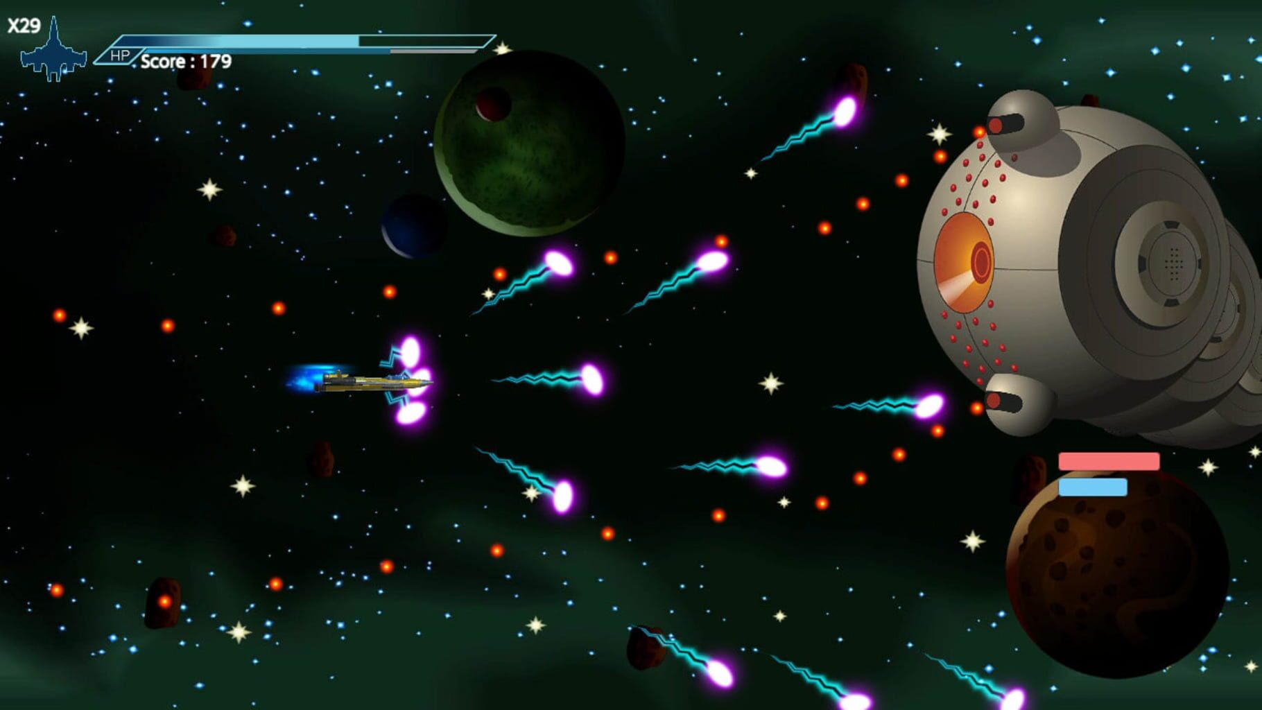 Captura de pantalla - Retro Arcade Shooter - Attack from Pluto