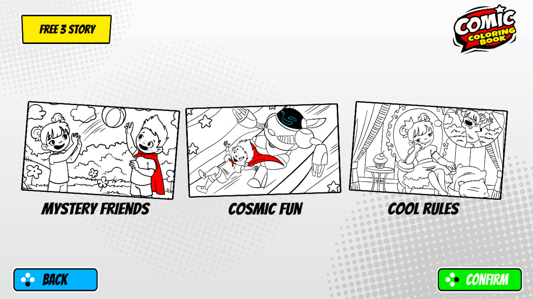 Comic Coloring Book screenshot