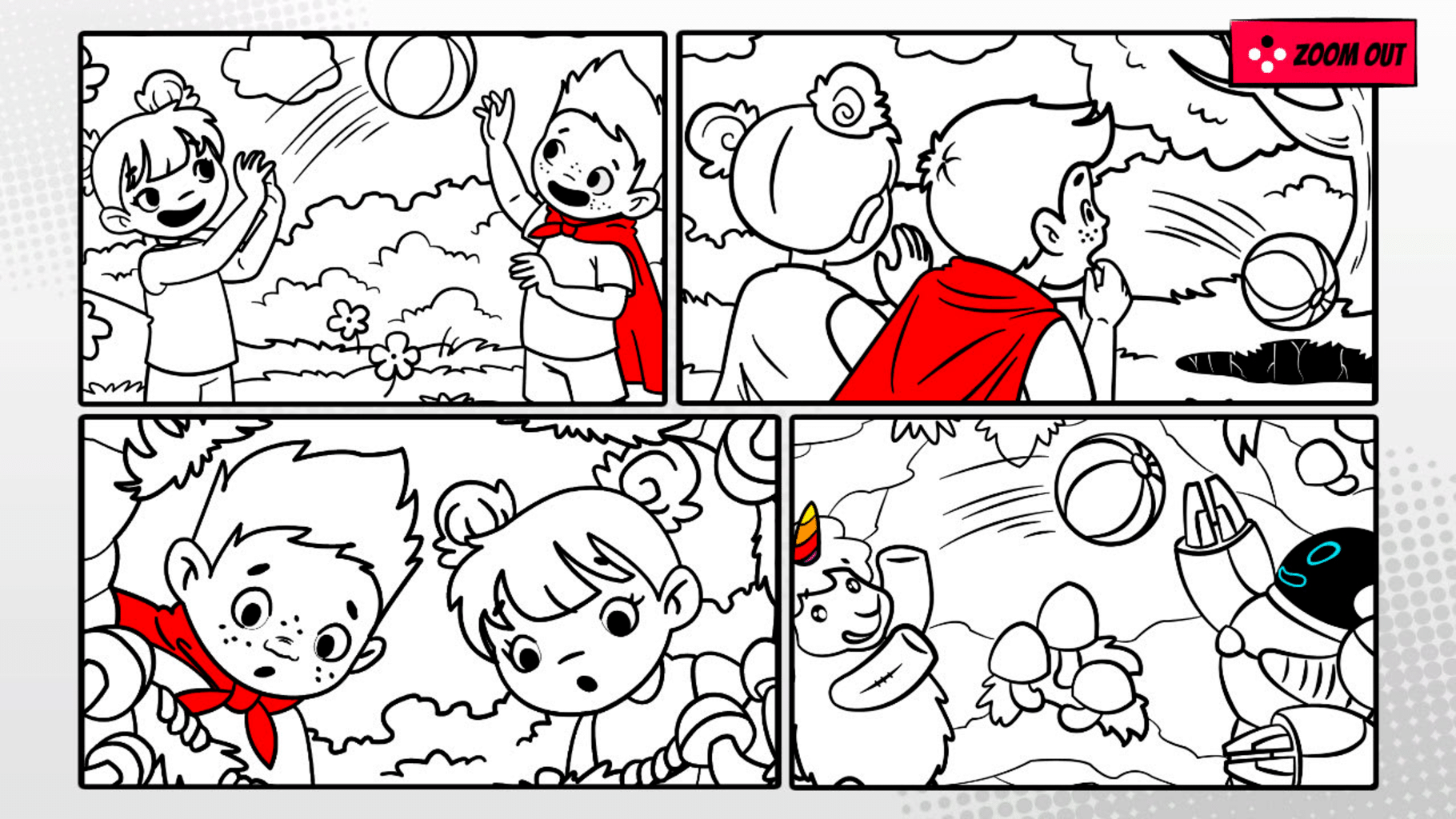 Comic Coloring Book screenshot