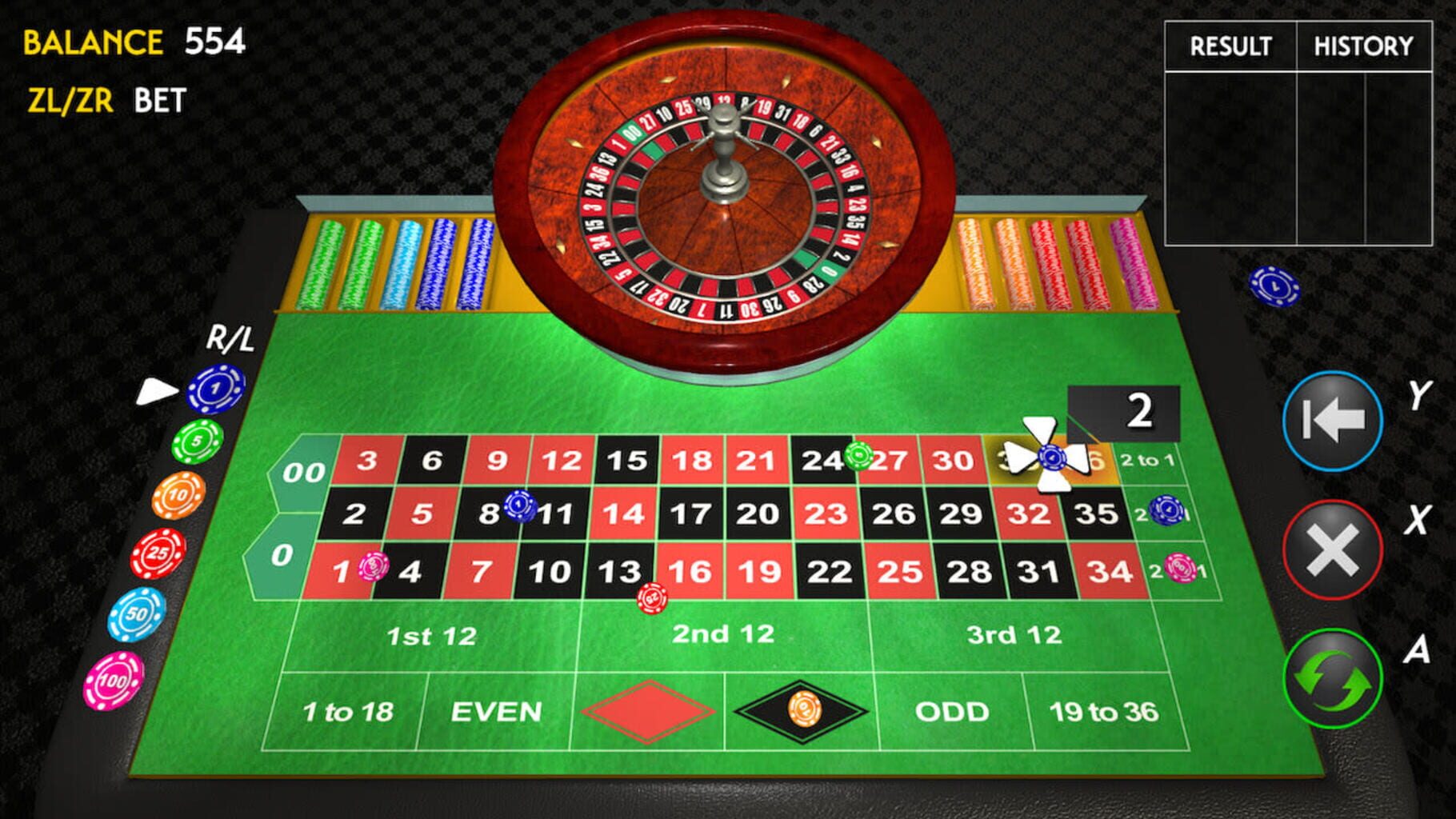 Roulette screenshot