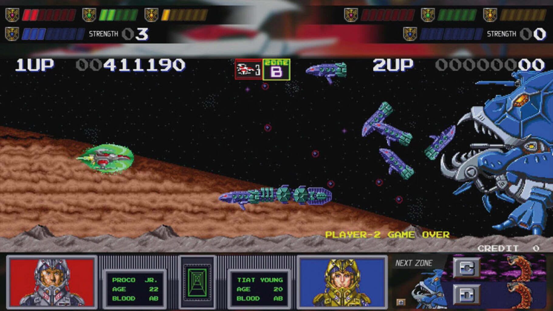 Darius Cozmic Collection Arcade screenshot