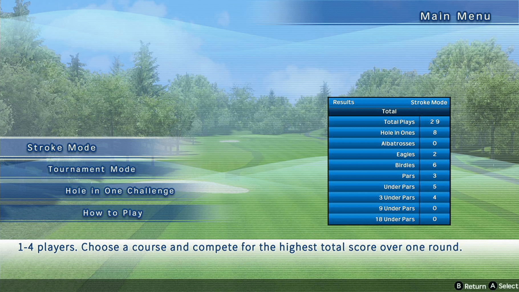 The Golf screenshot