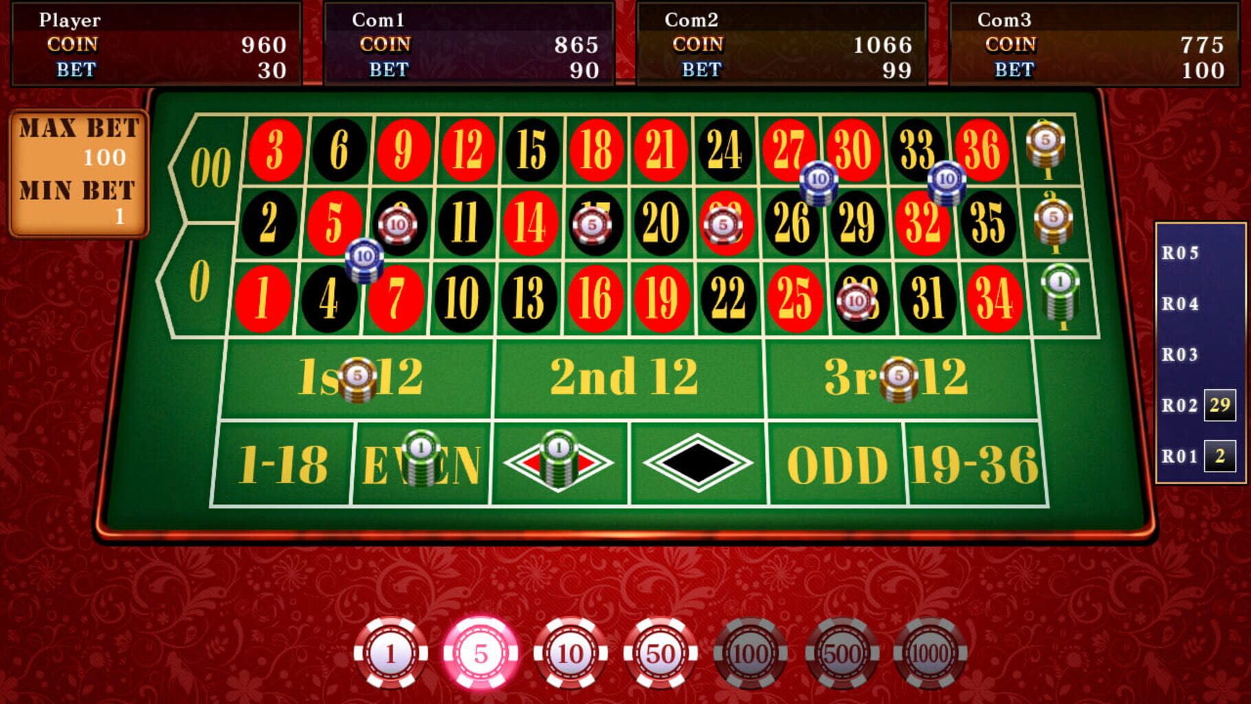 Captura de pantalla - The Casino: Roulette, Video Poker, Slot Machines, Craps, Baccarat