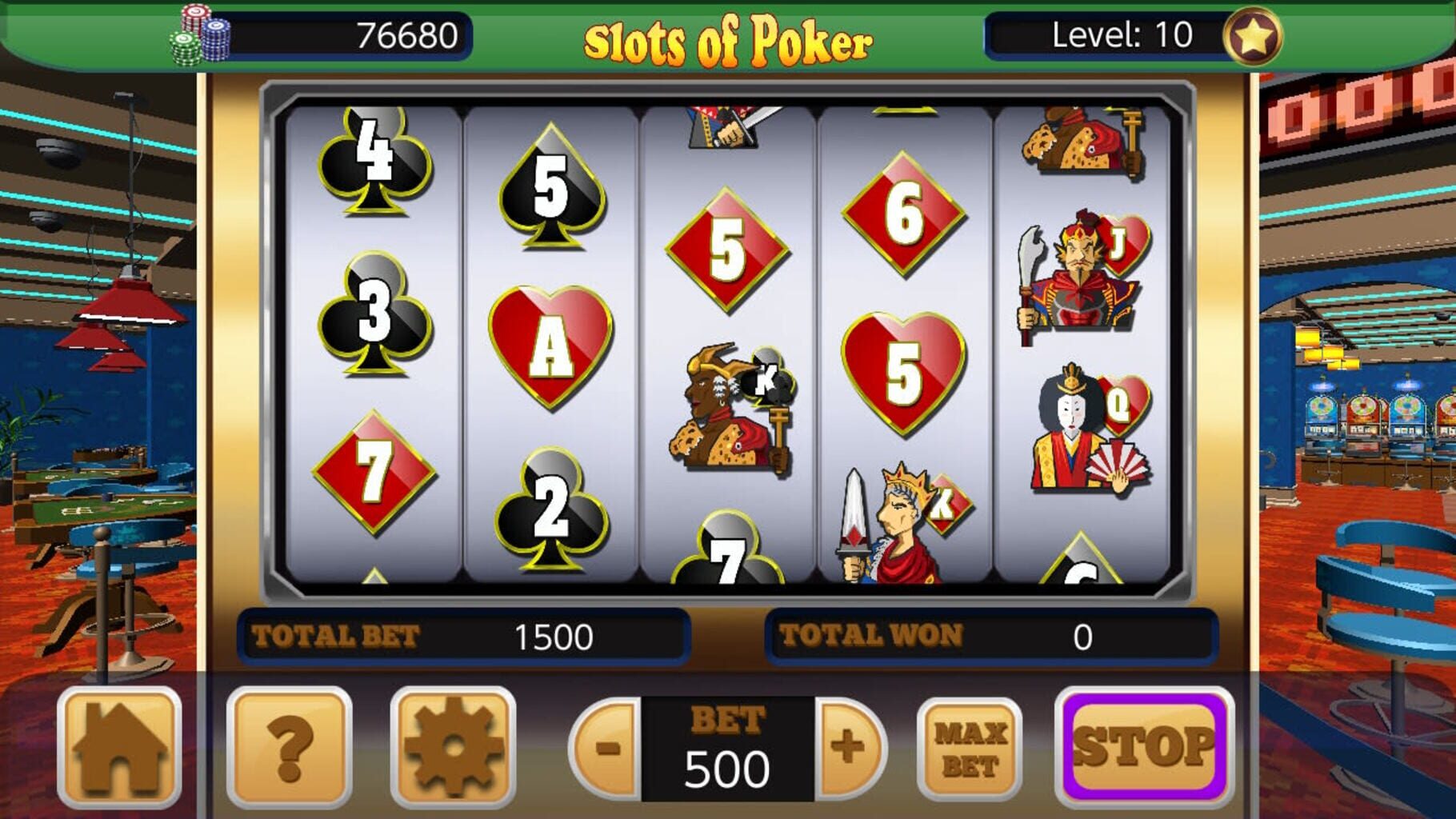 Slots of Poker at Aces Casino screenshot