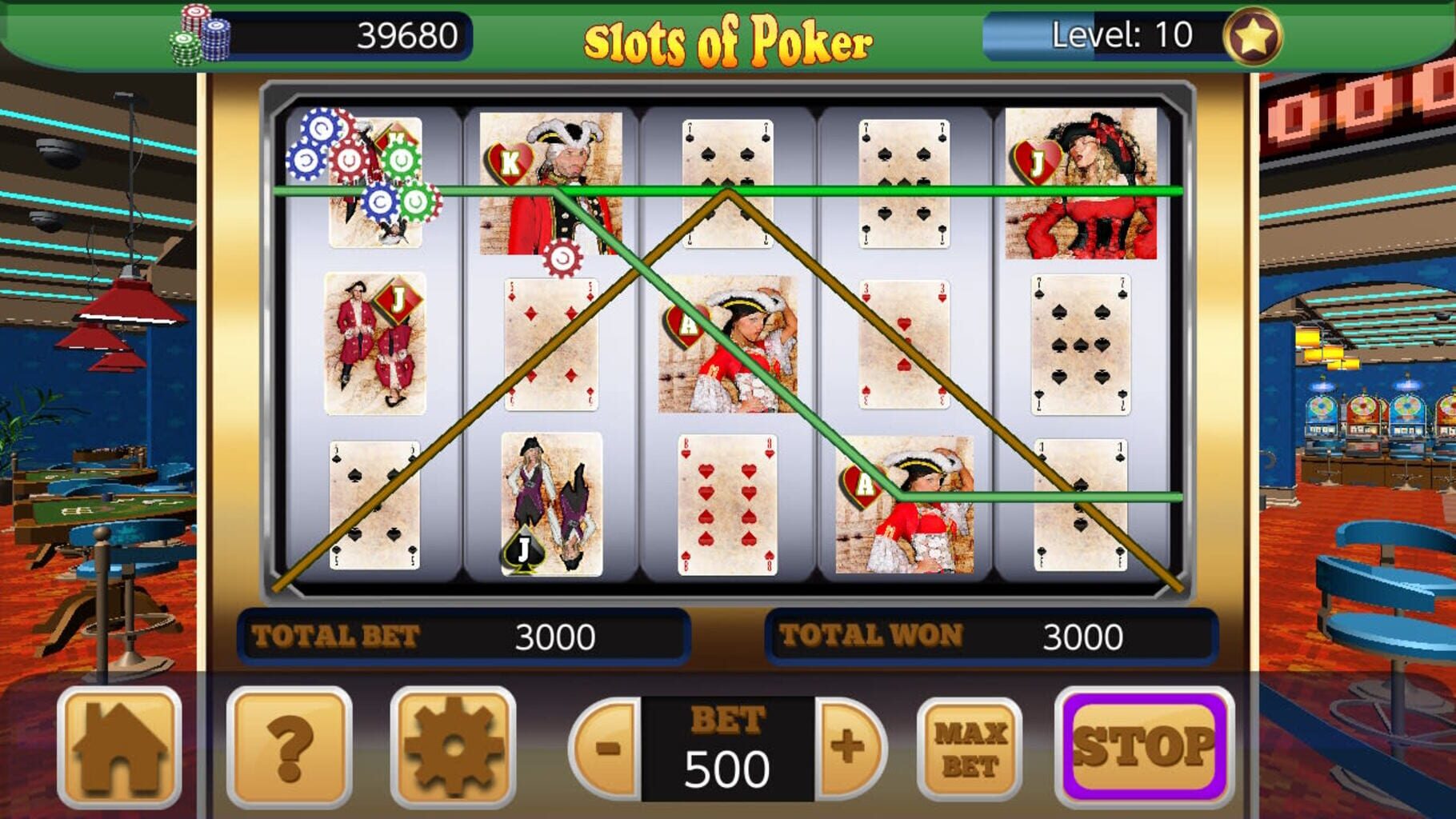 Slots of Poker at Aces Casino screenshot