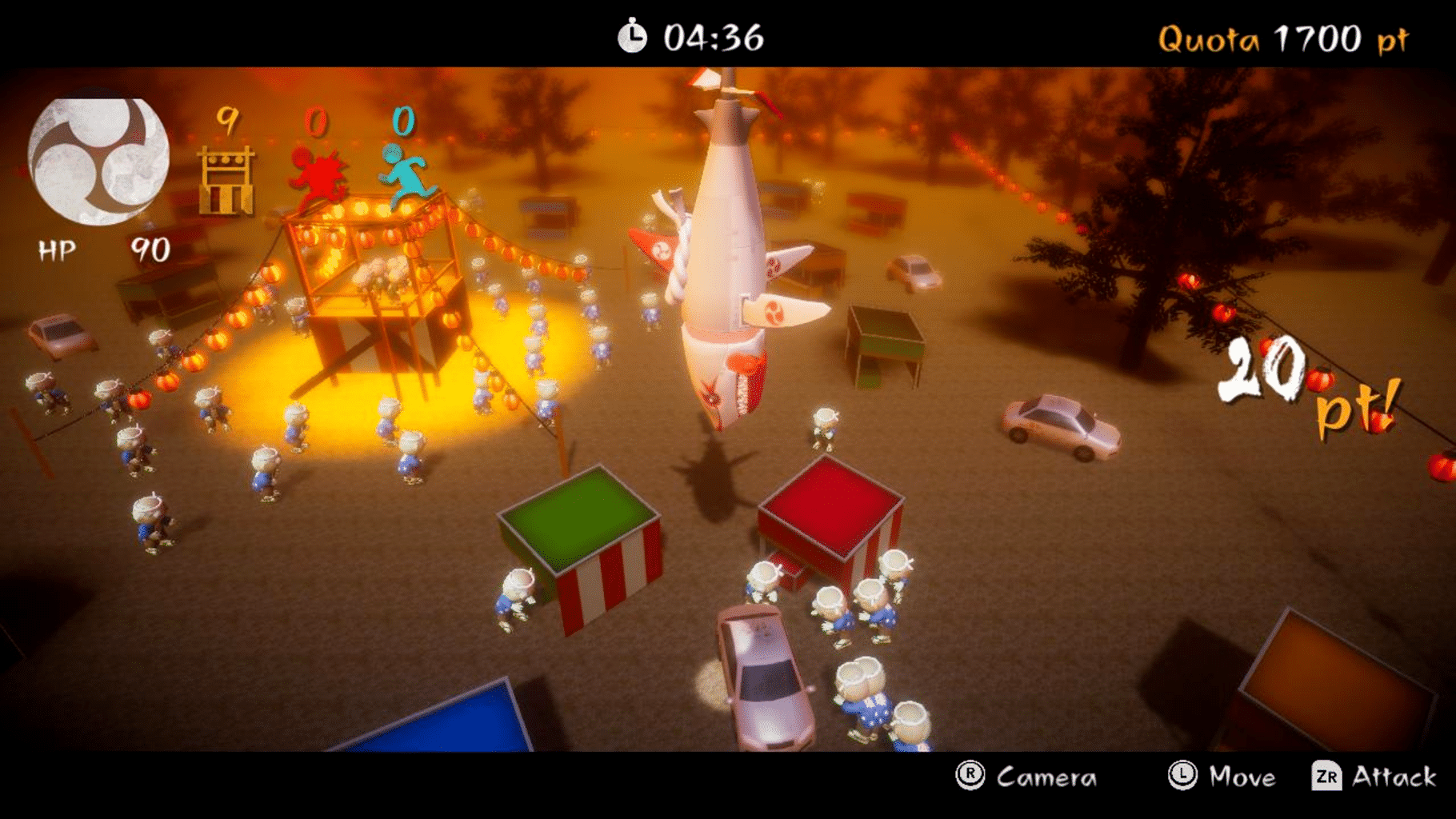 Shark Copter vs. Zombie Dancers screenshot