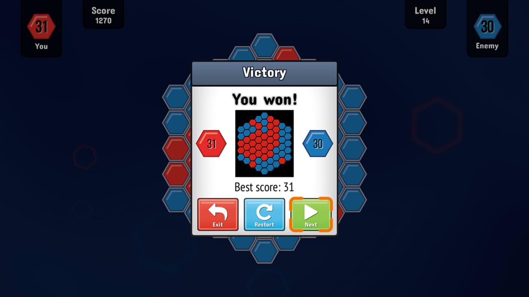 Hexxagon - Board Game screenshot