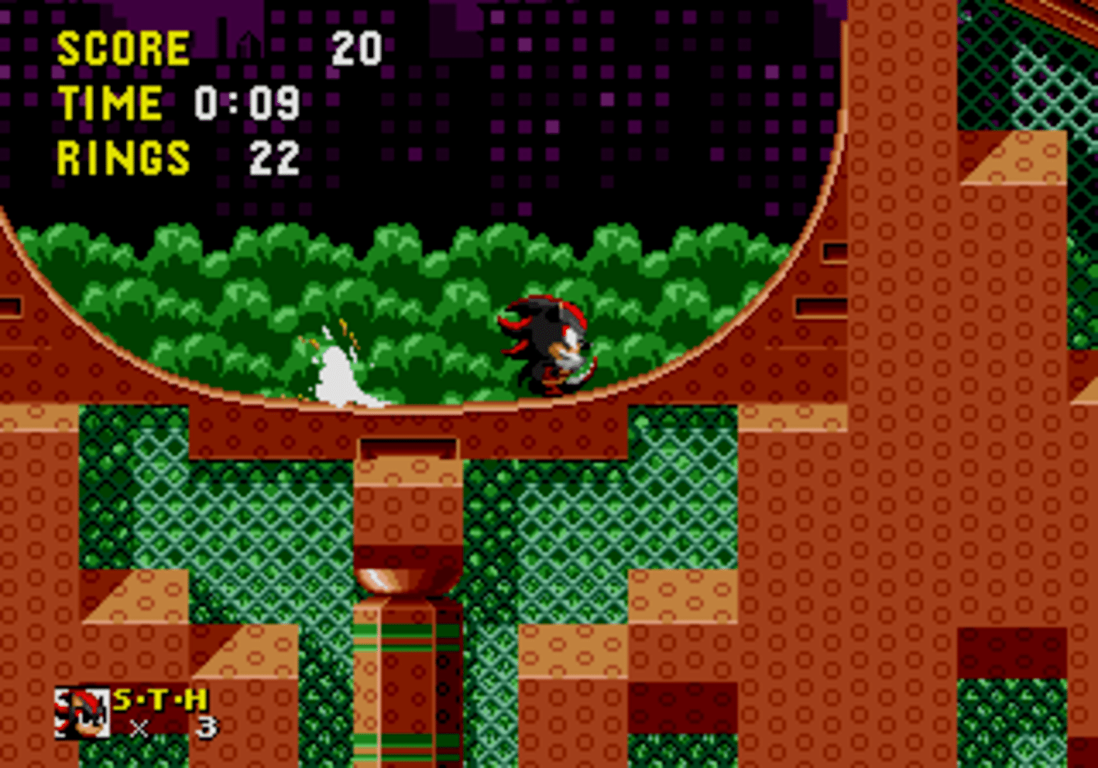 Shadow the Hedgehog in Sonic the Hedgehog screenshot