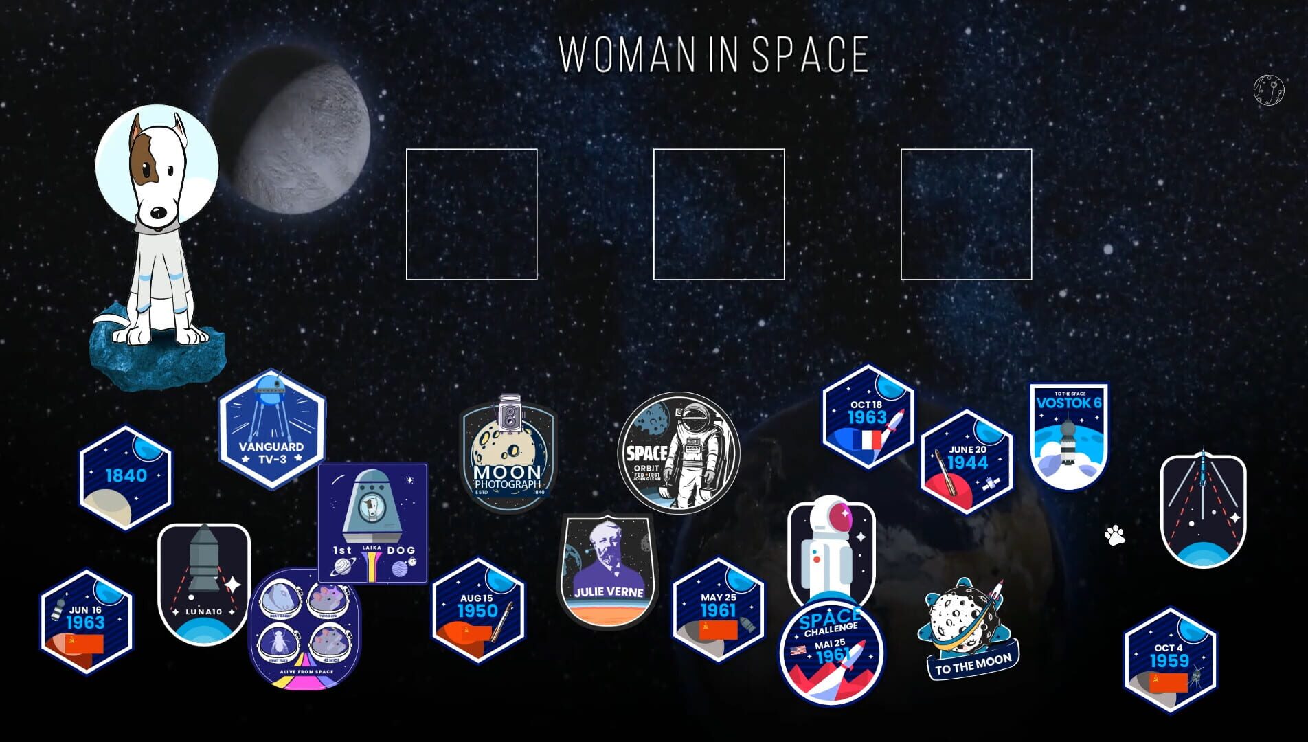 Kosmo Laika: Guide to Space - Screenshot