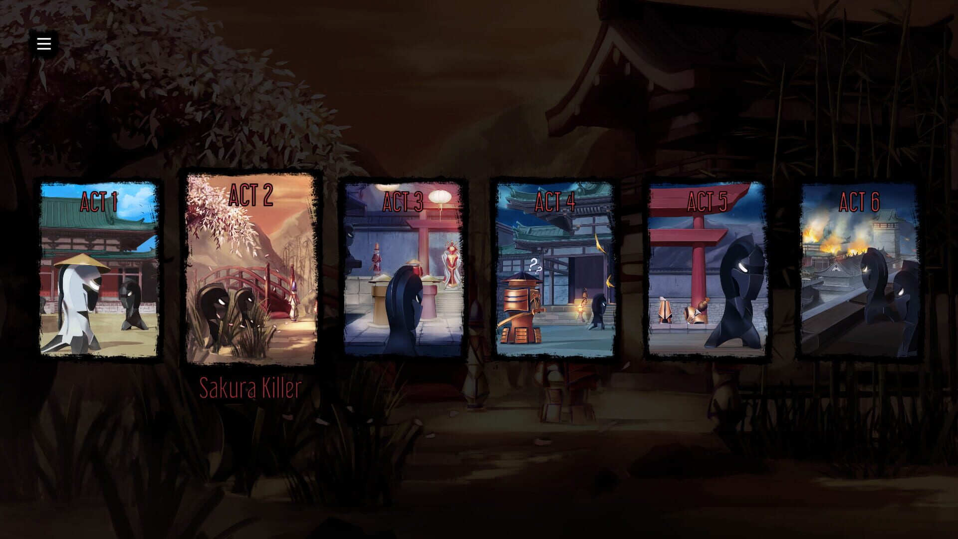 Shinobi's Way - a jigsaw chess tale - Screenshot