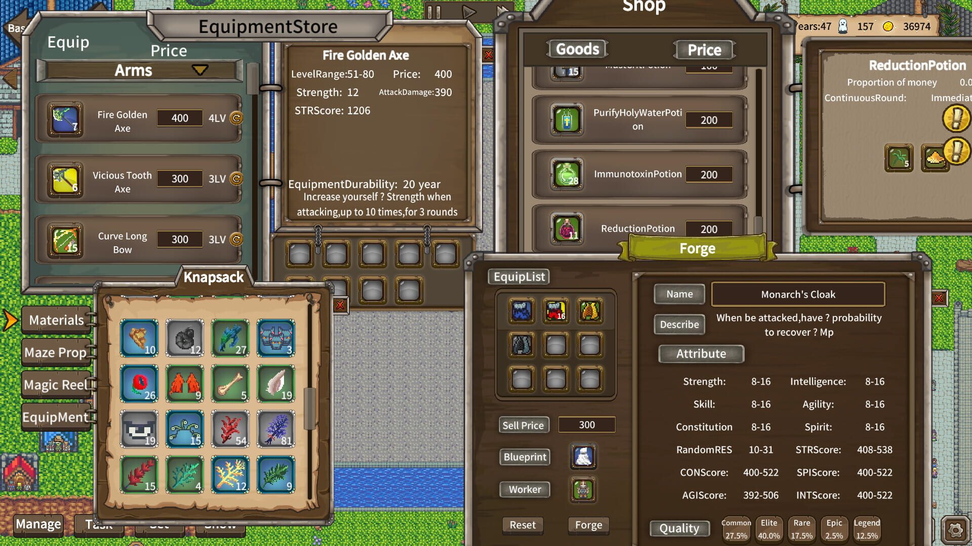 CreatorAdventureLegend - Screenshot