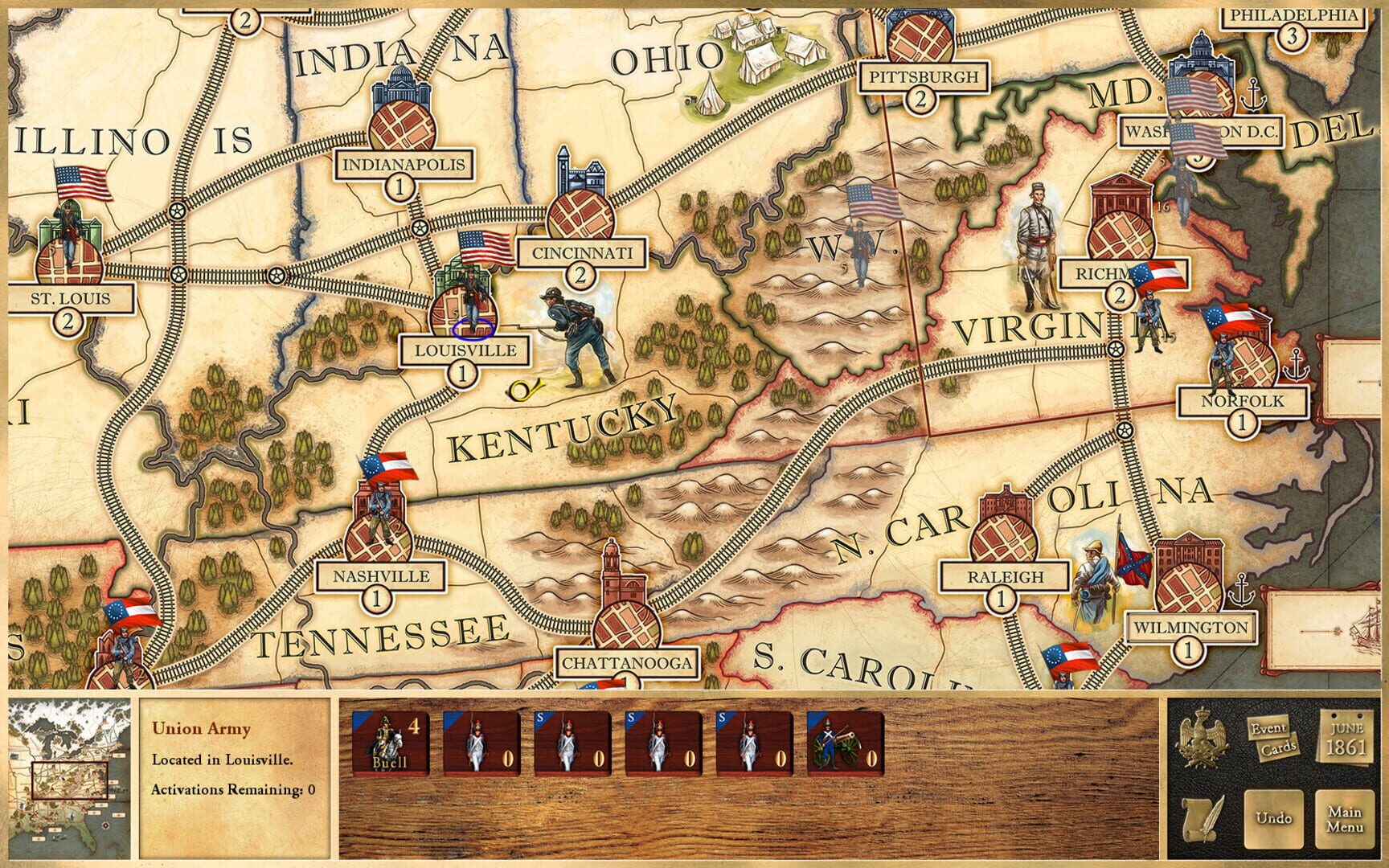 Victory and Glory: The American Civil War - Screenshot