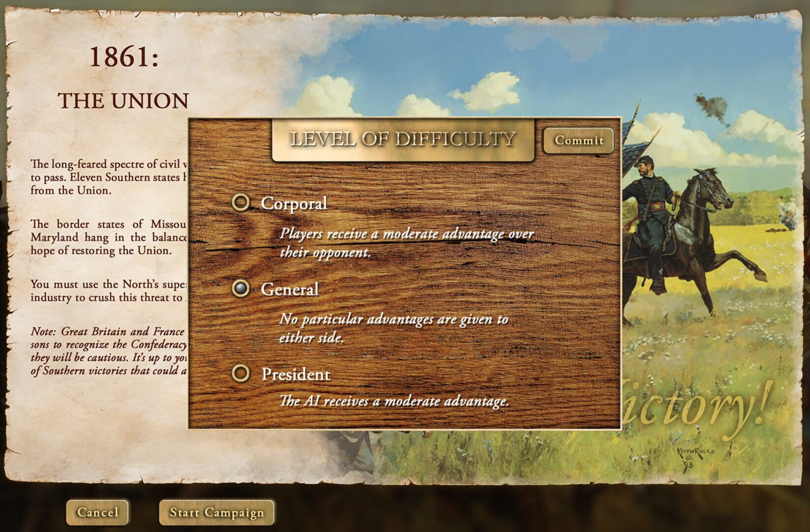 Victory and Glory: The American Civil War - Screenshot
