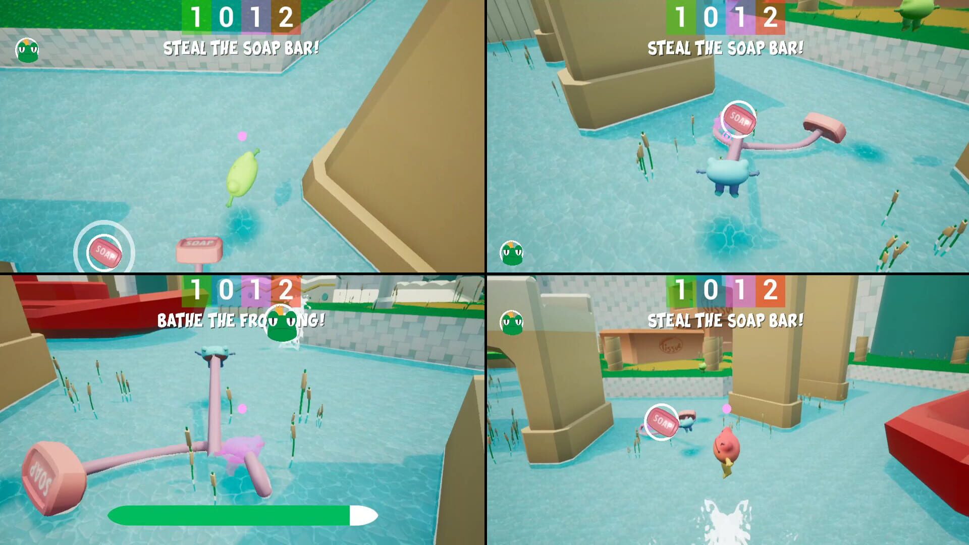 Frog Bath - Screenshot