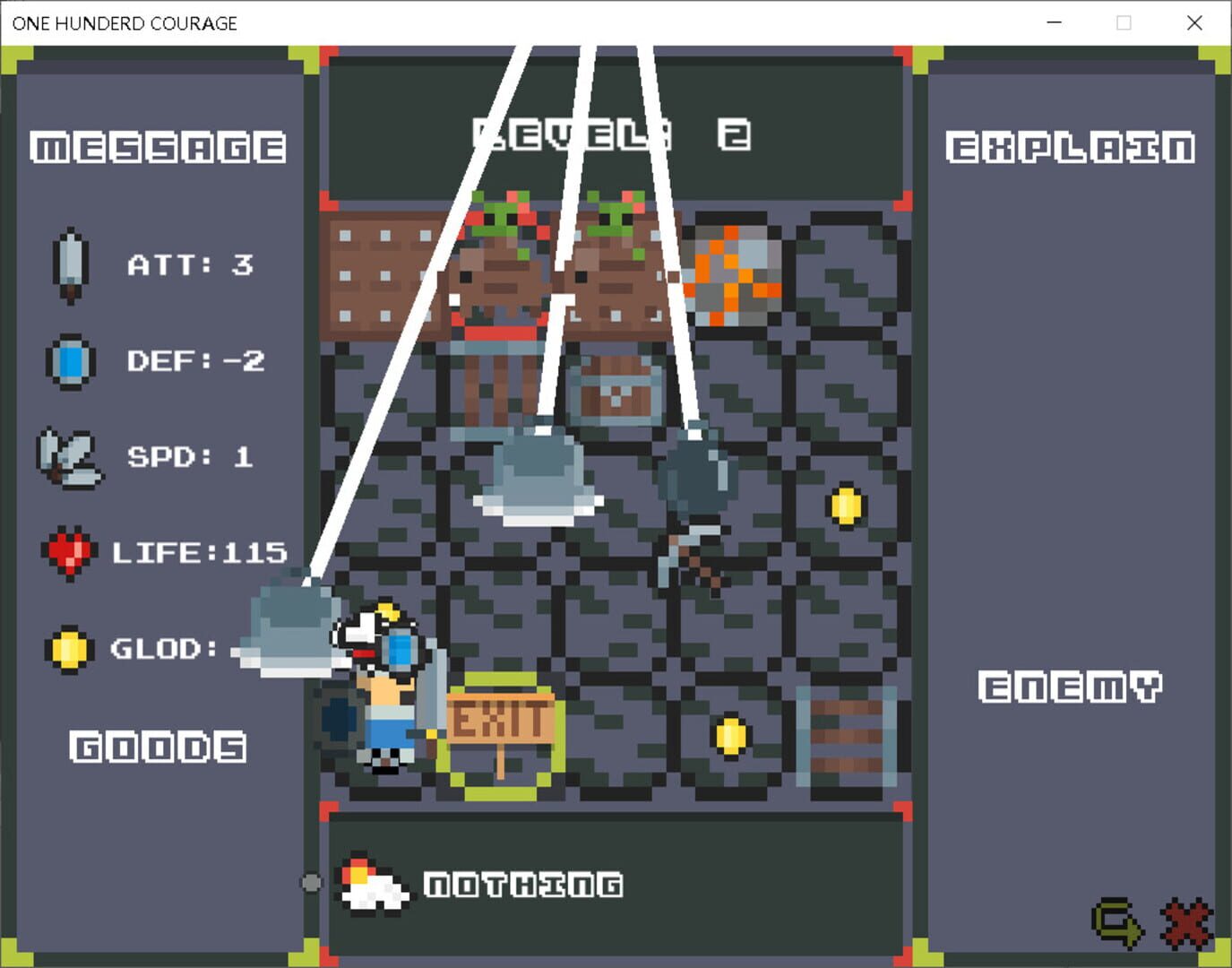 One Hundred Courage - Screenshot
