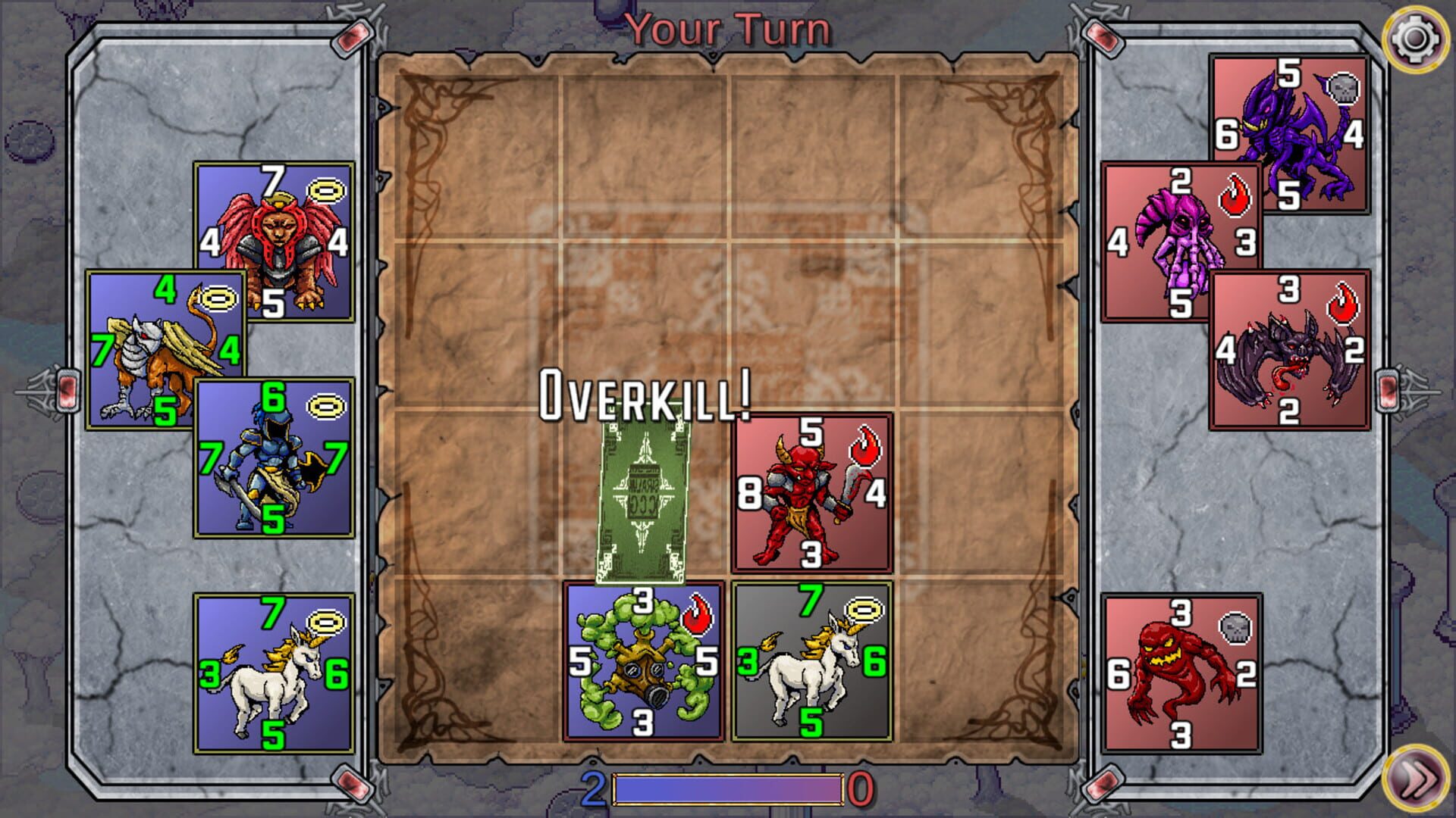 Trial of the Gods: Siralim CCG - Screenshot