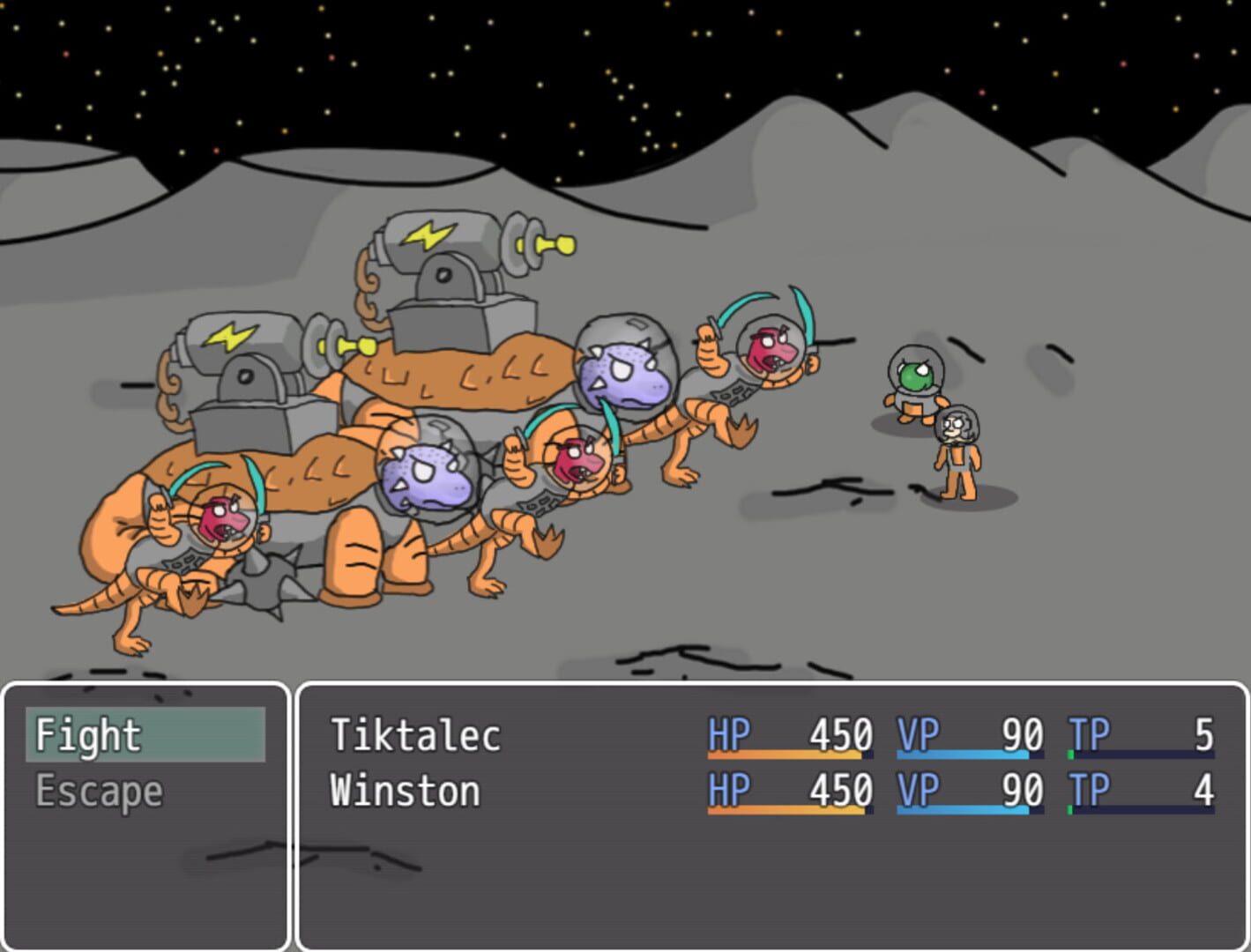 Tiktalec and the Dino Moonbase - Screenshot