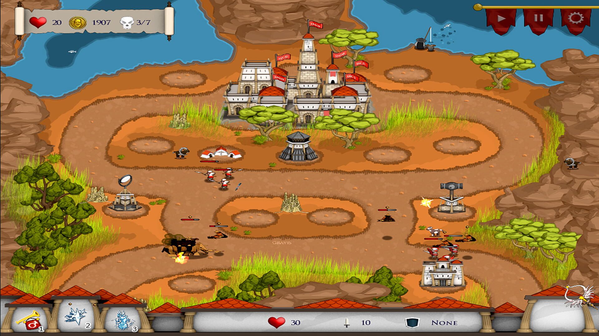 Rush on Rome - Screenshot