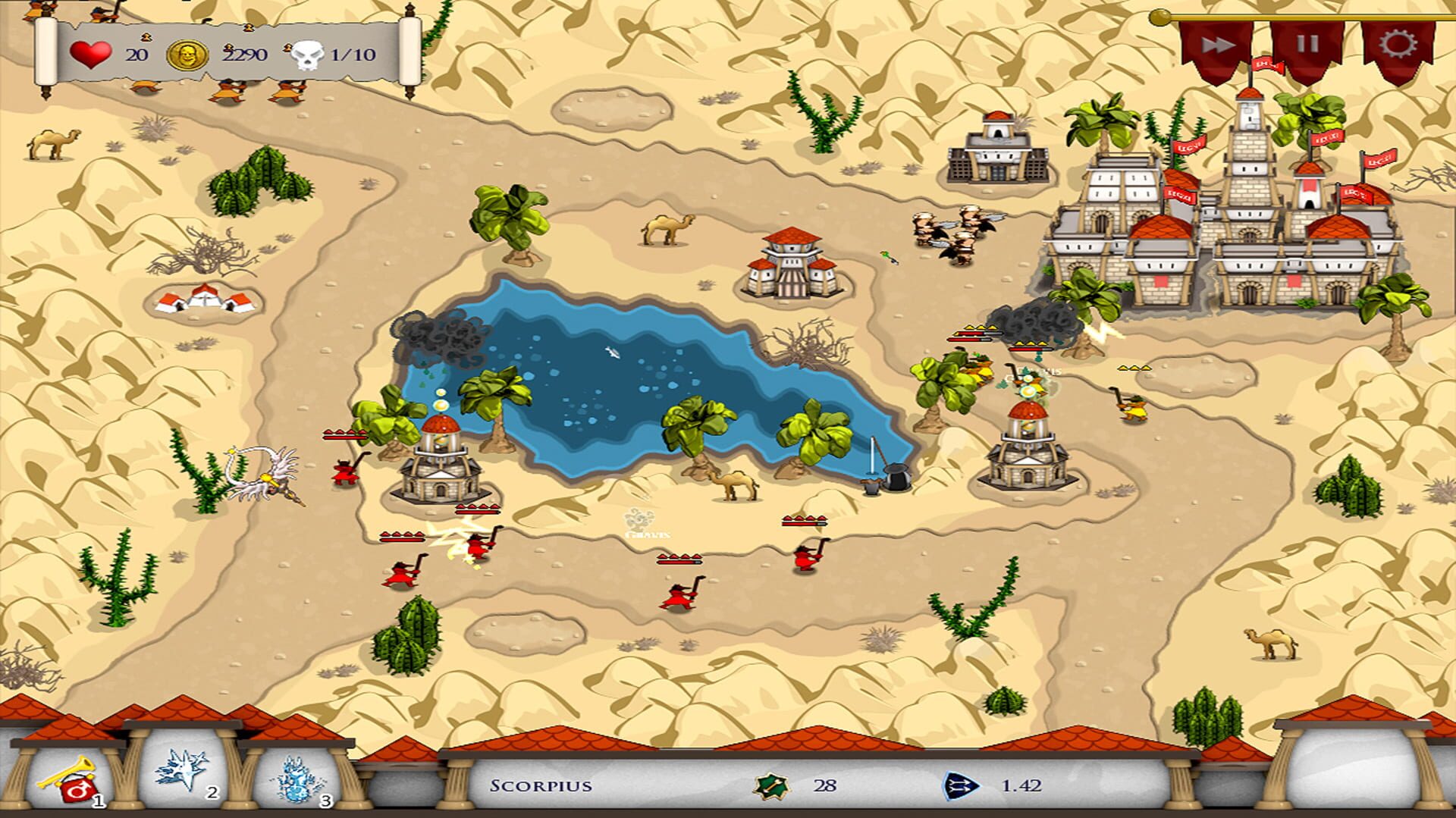 Rush on Rome - Screenshot